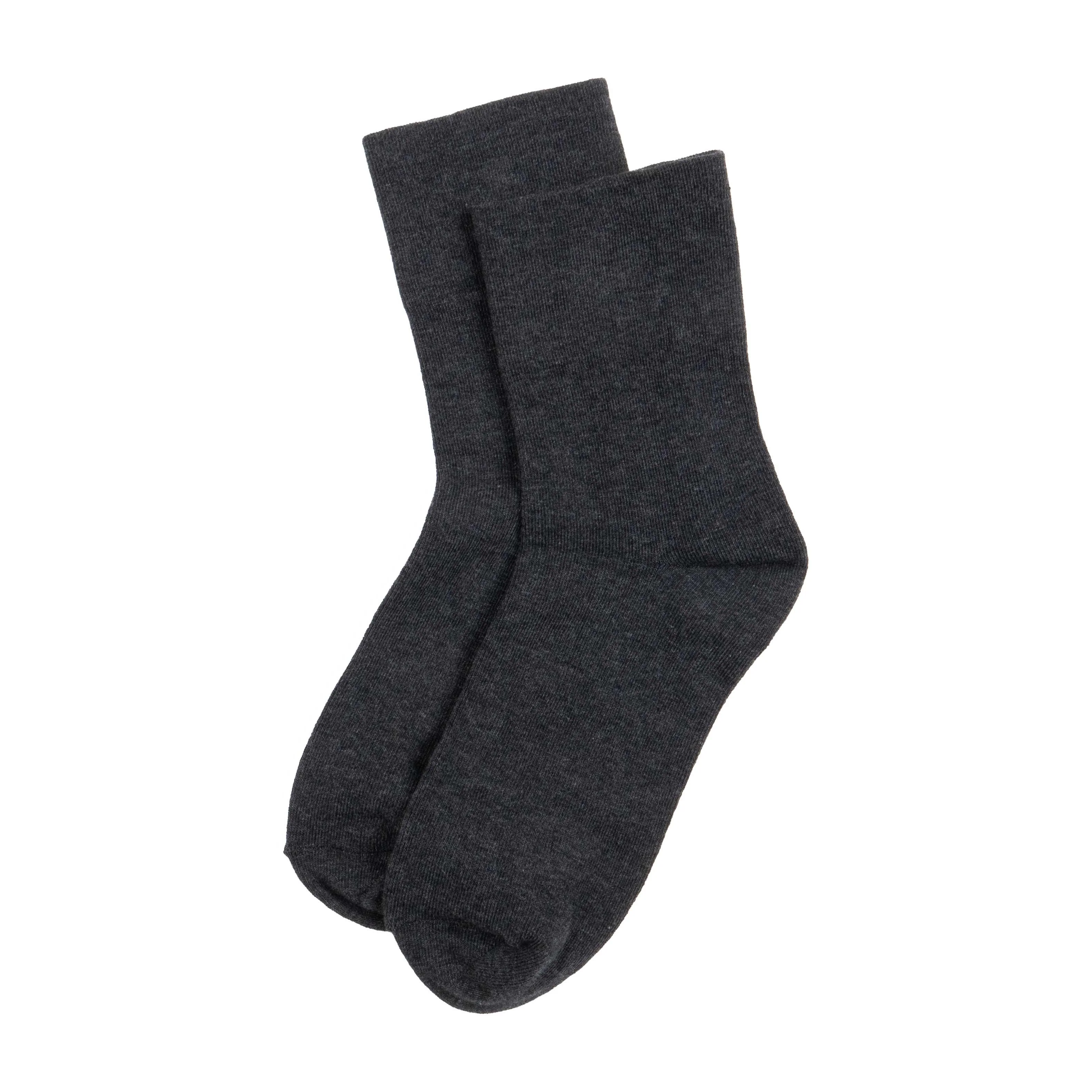 Le Bon Shoppe Sneaker Socks, Heather Black