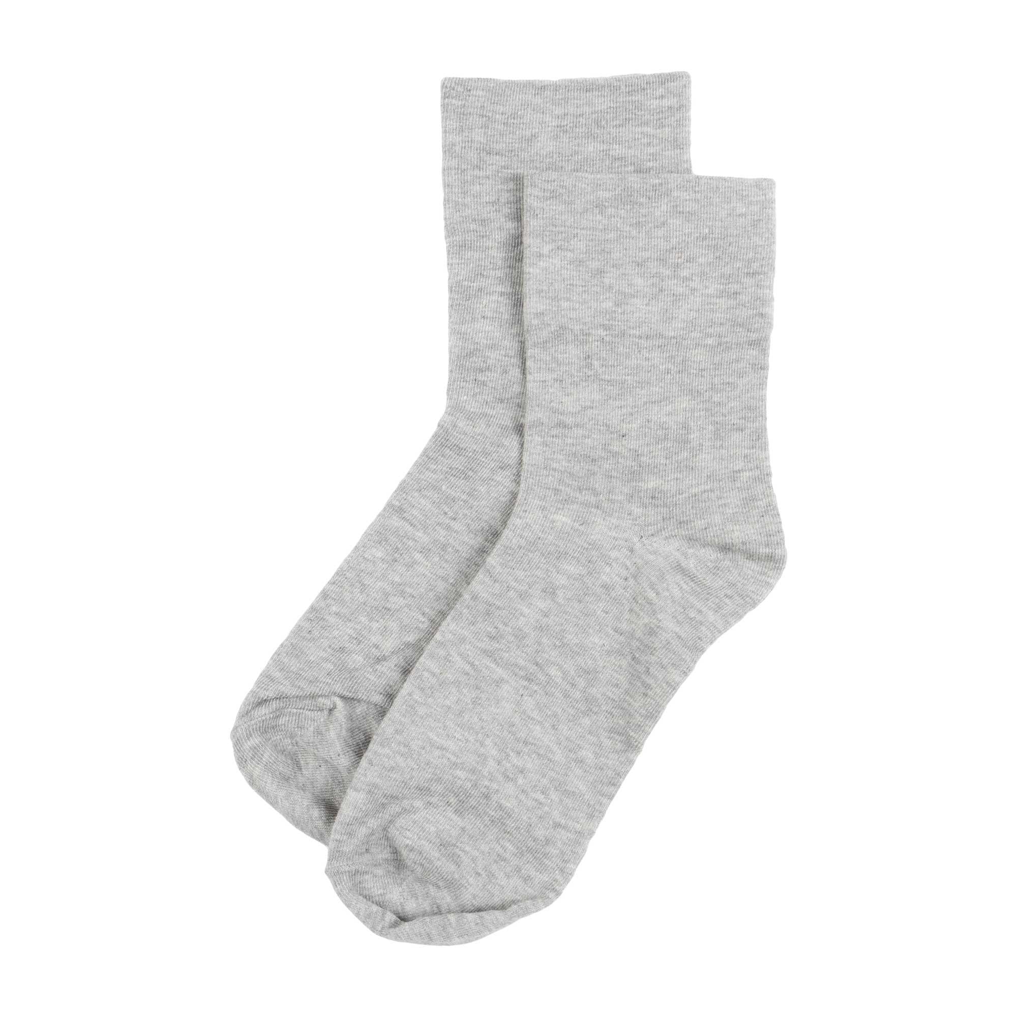 Le Bon Shoppe Sneaker Socks, Heather Grey