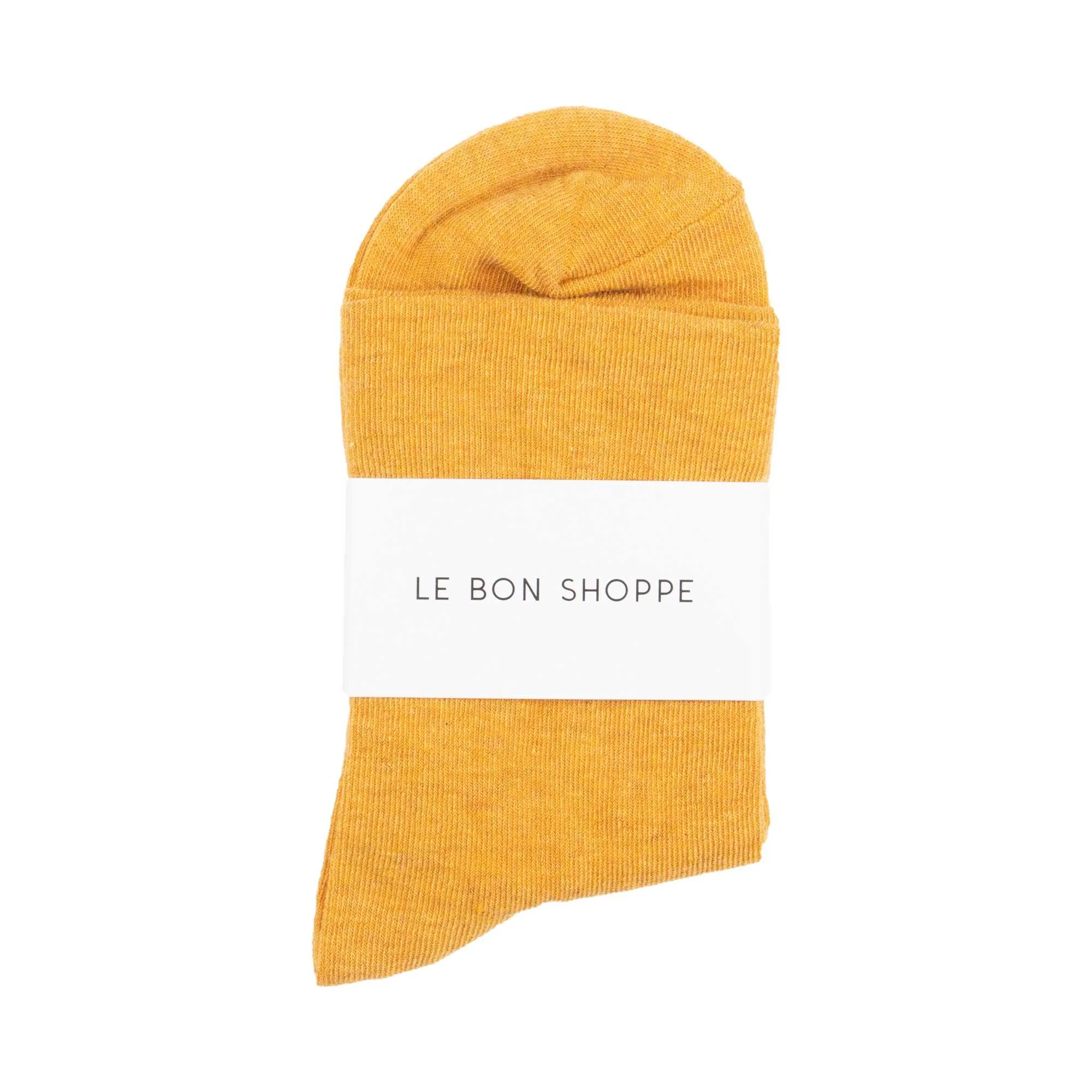Le Bon Shoppe Sneaker Socks, Marigold - Image 2