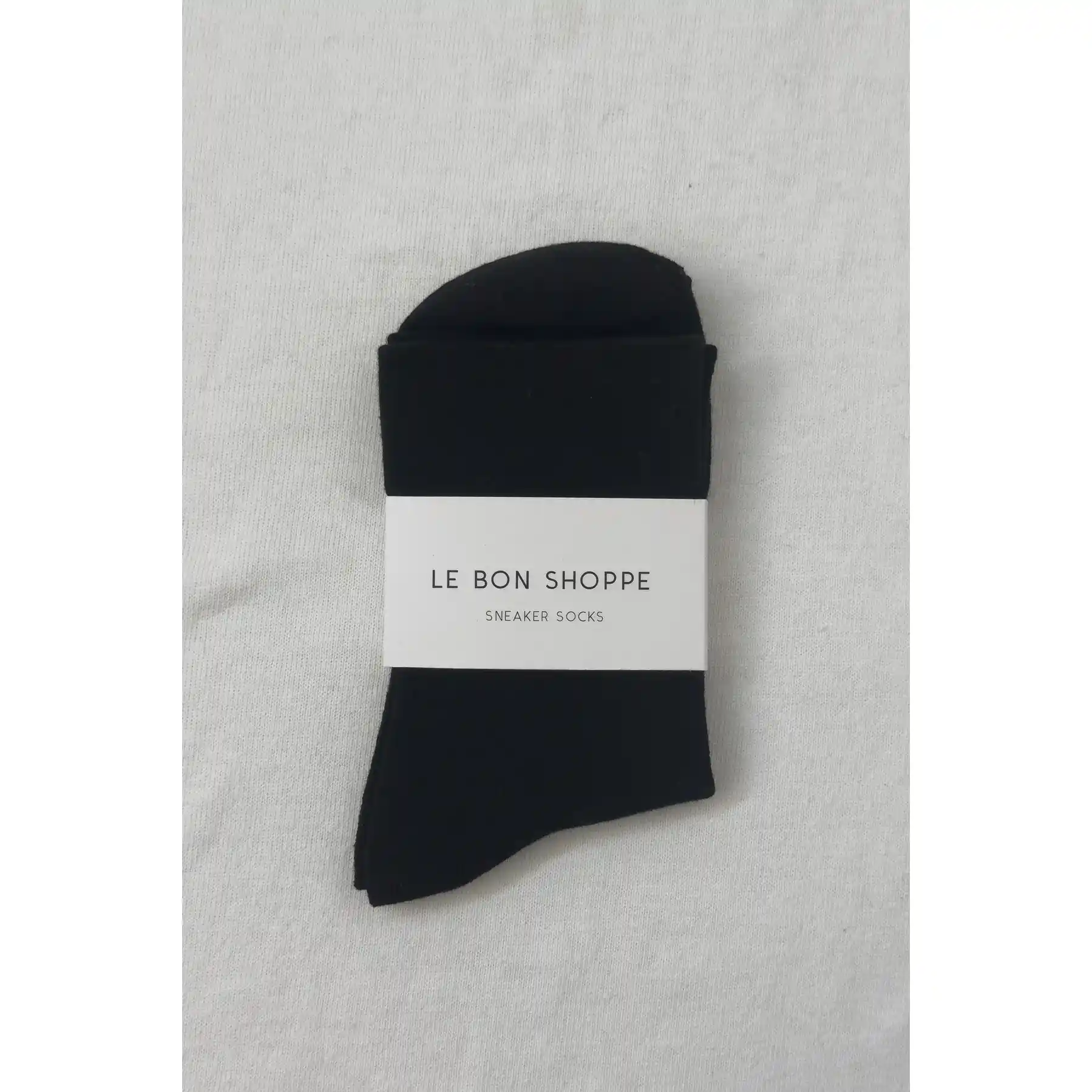 Le Bon Shoppe Womens Sneaker Socks, true black - Image 3