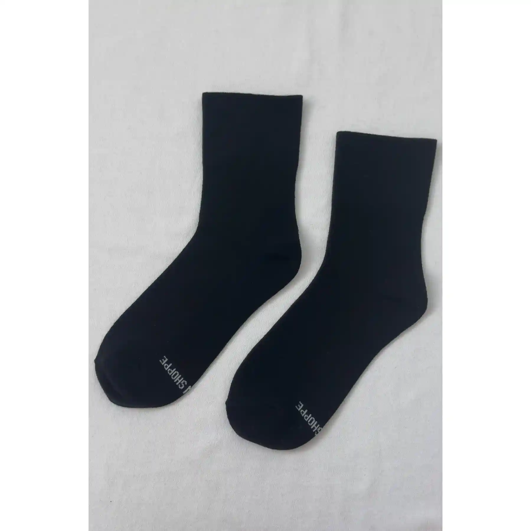 Le Bon Shoppe Womens Sneaker Socks, true black - Image 4