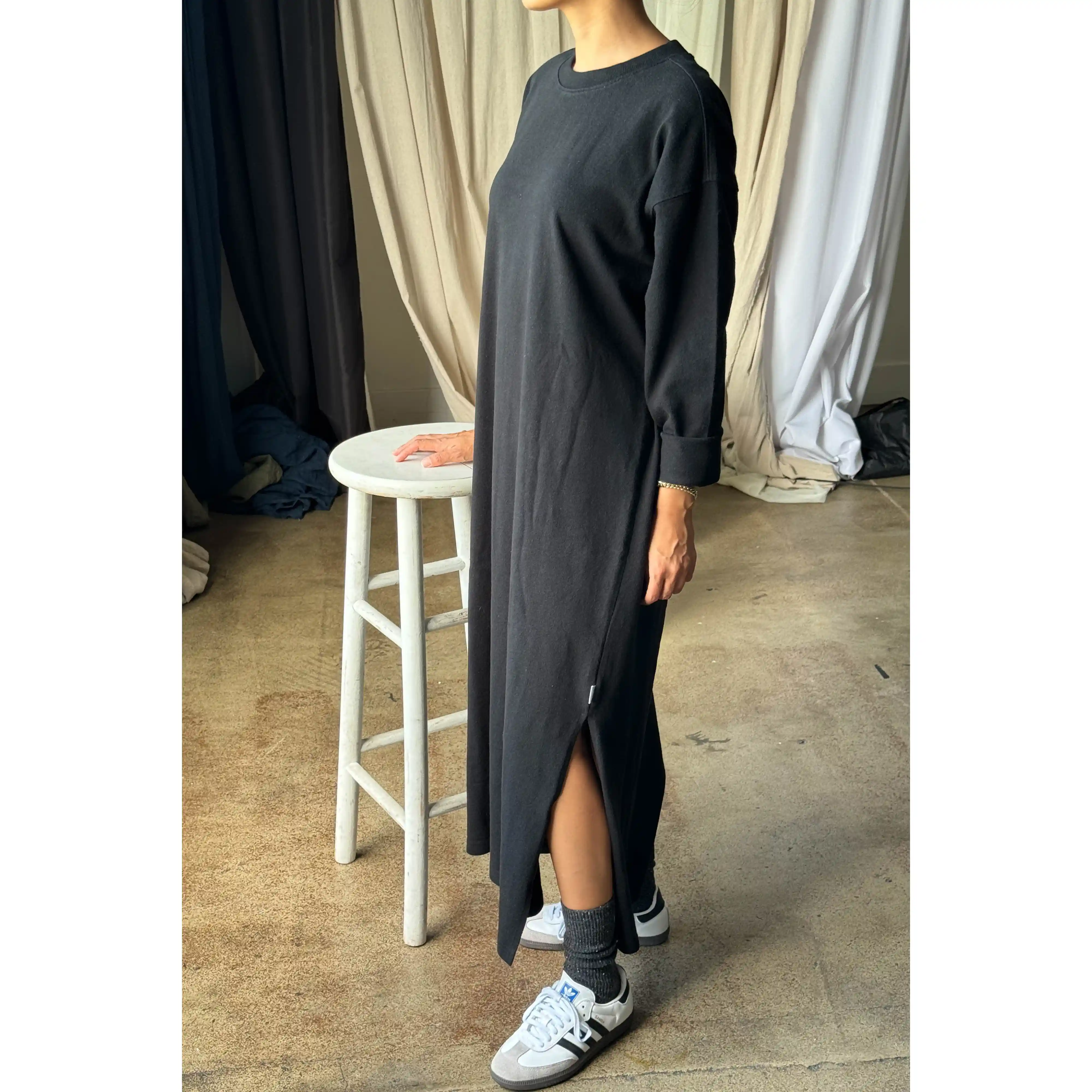 Le Bon Shoppe Womens Sunday Dress, black - Image 3