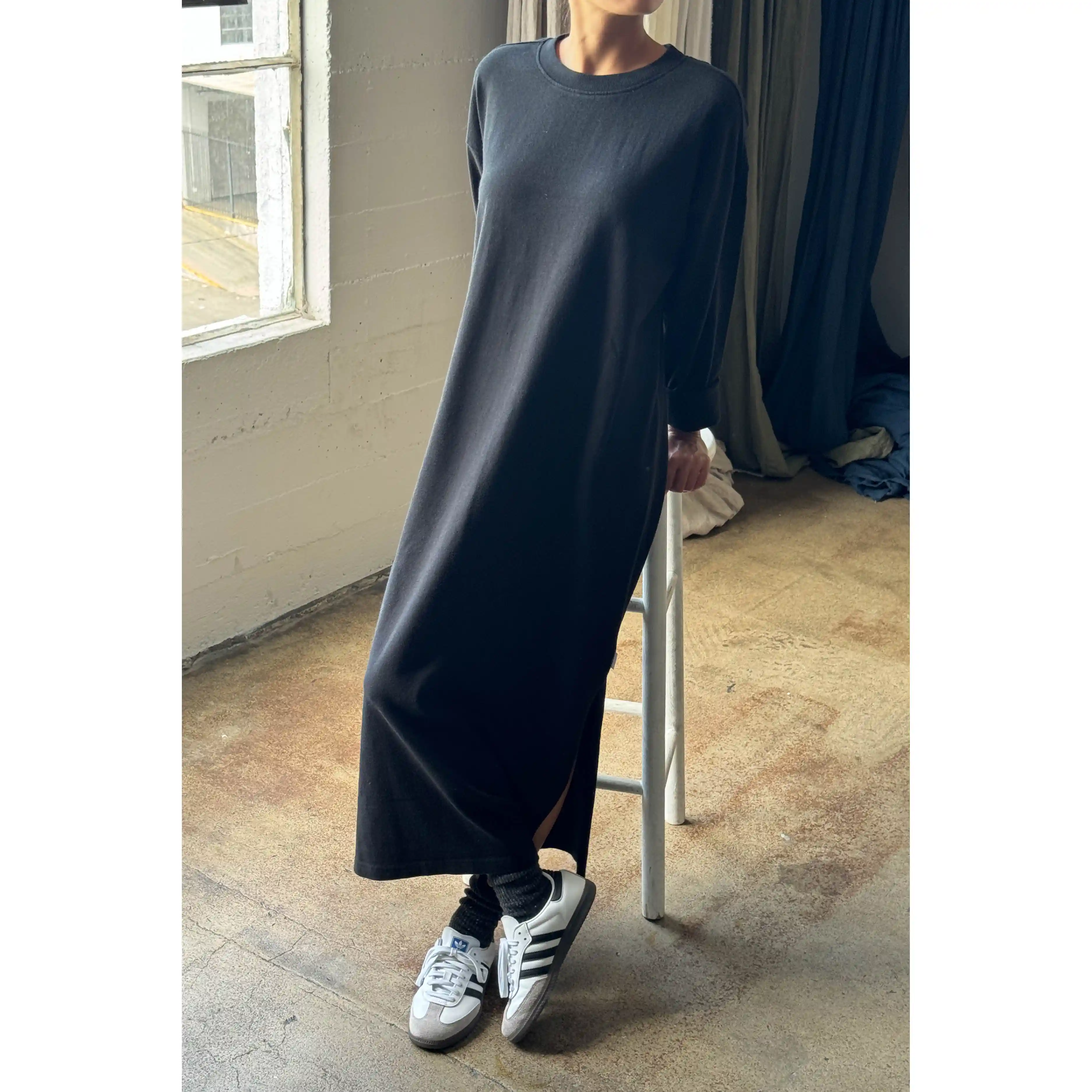 Le Bon Shoppe Womens Sunday Dress, black - Image 4