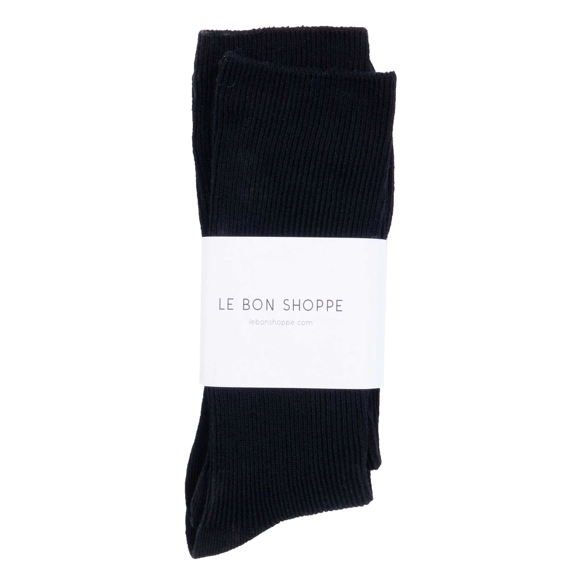 Le Bon Shoppe Trouser Socks, Black - Image 2