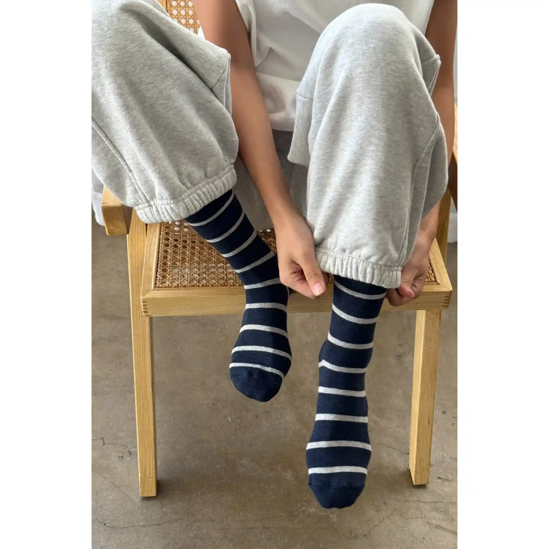 Le Bon Shoppe Womens Wally Socks, marine - Image 2
