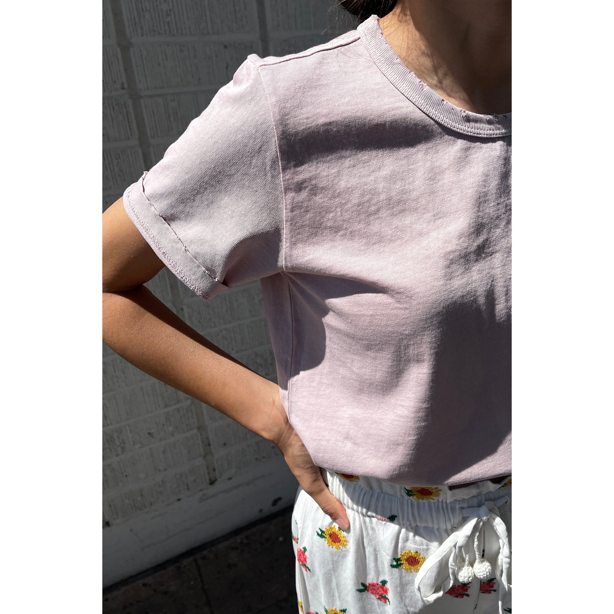 Le Bon Shoppe Womens Vintage Boy Tee - Image 2