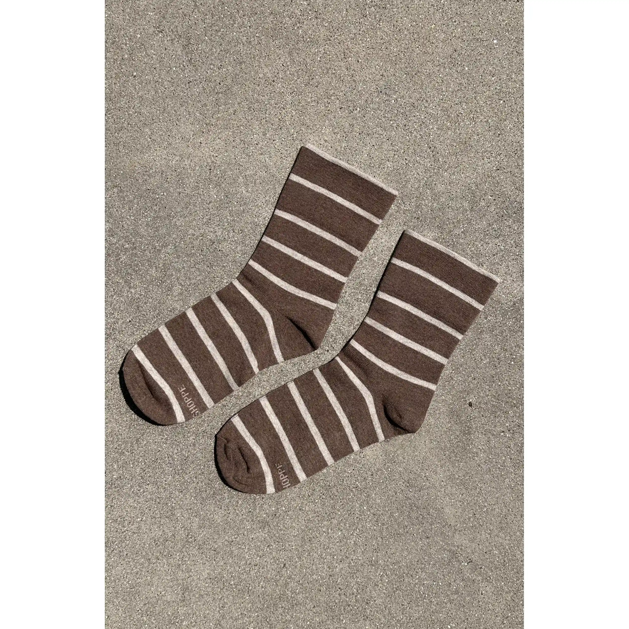Le Bon Shoppe Womens Wally Socks, mocha - Image 2