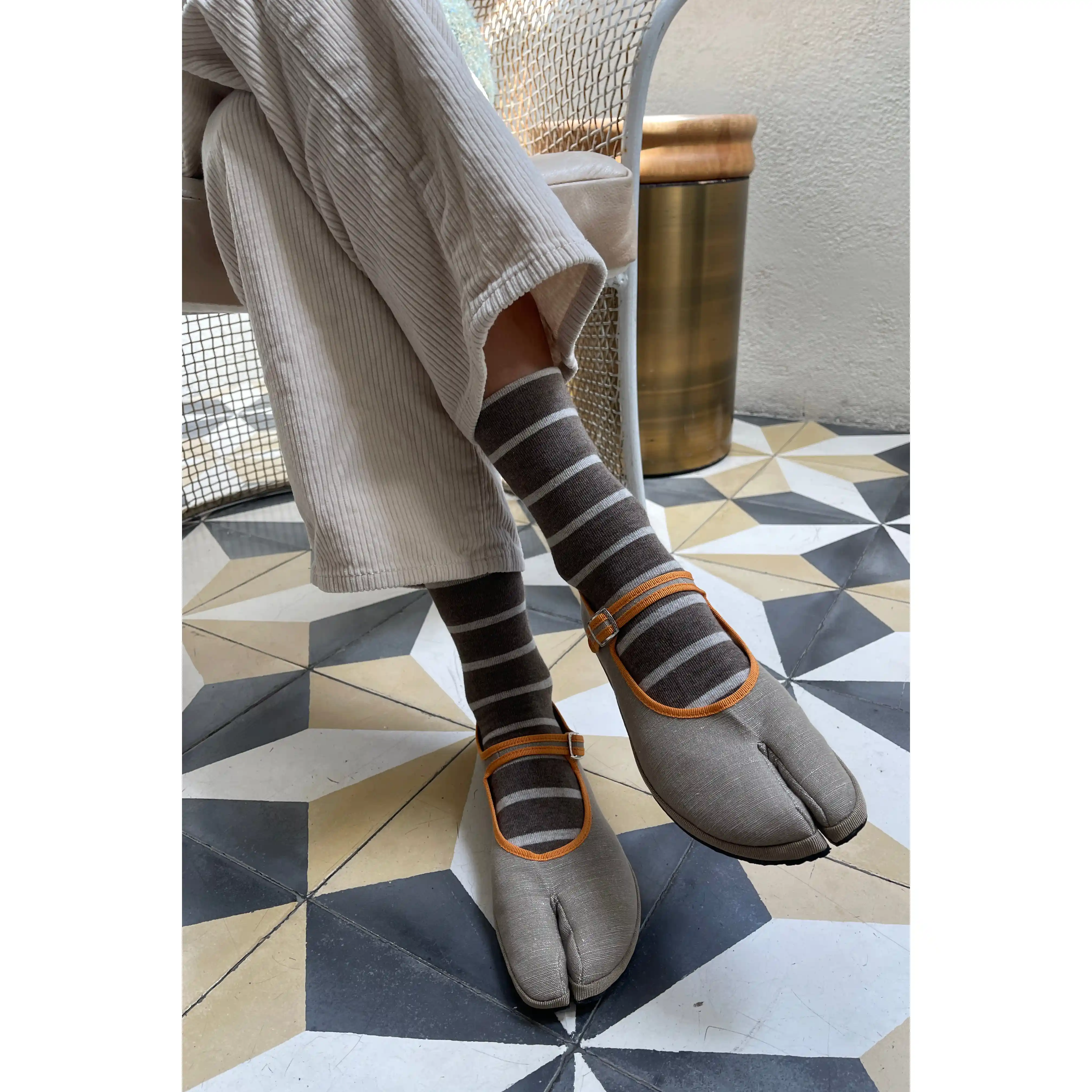 Le Bon Shoppe Womens Wally Socks, mocha - Image 4