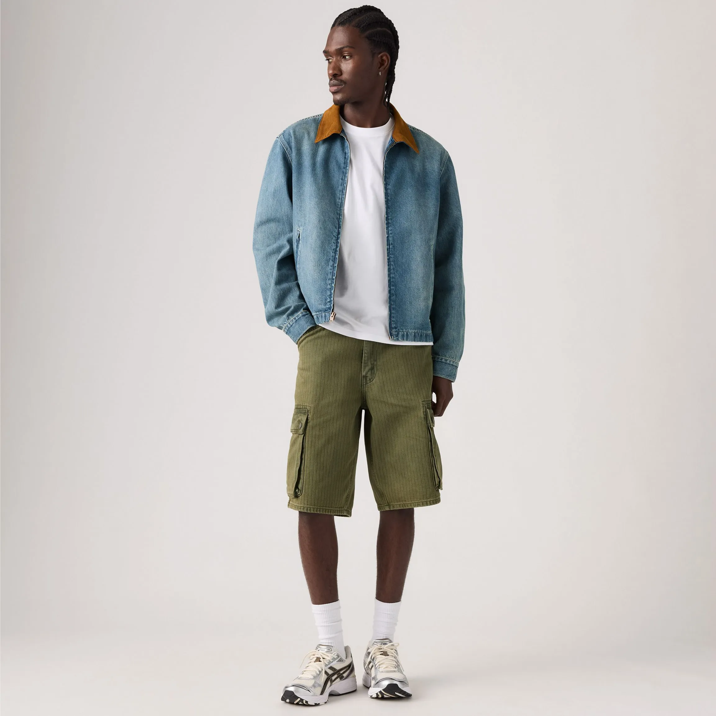 Levi's 478 Baggy Cargo Shorts, forest badge - Image 5