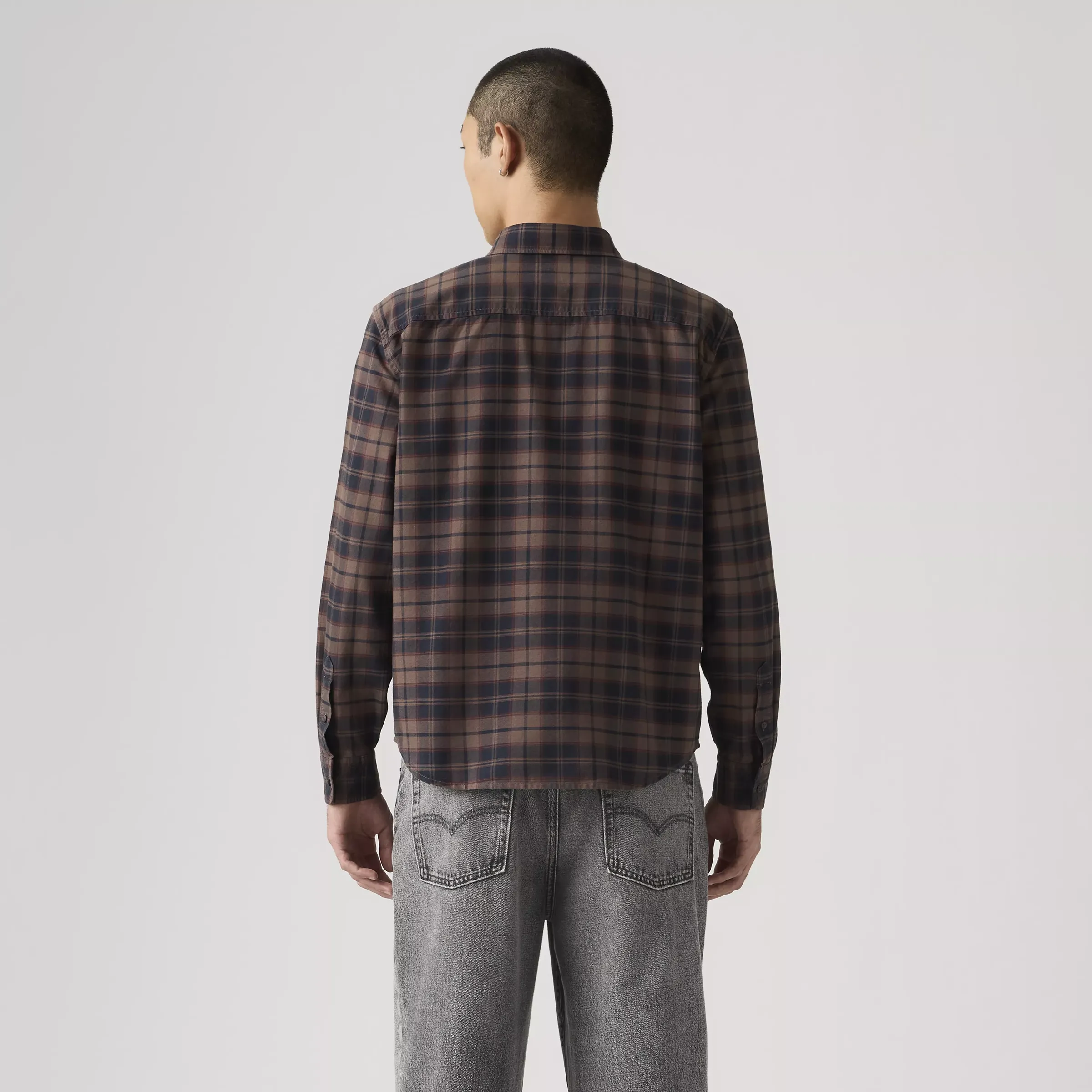 Levi's Authentic Button Down, chocolate garment dye - Image 5