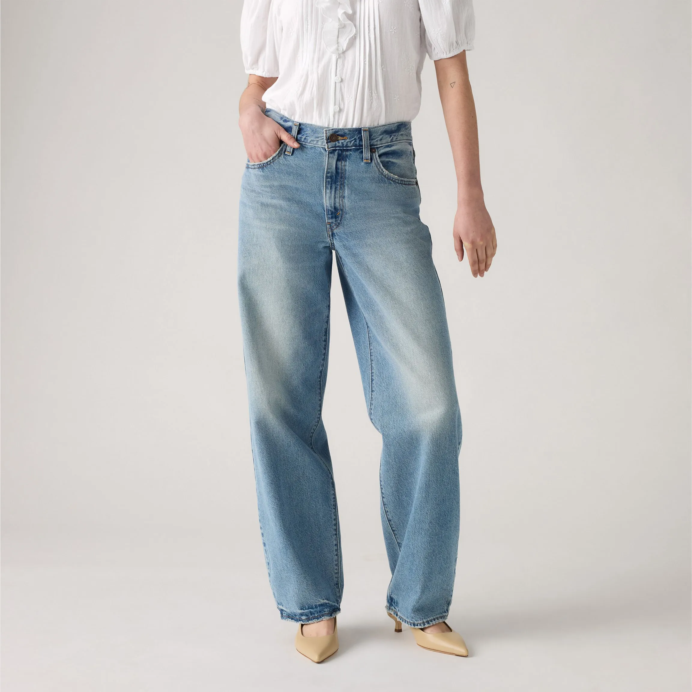 Levi's Womens Baggy Dad Jean, easy days - Image 2