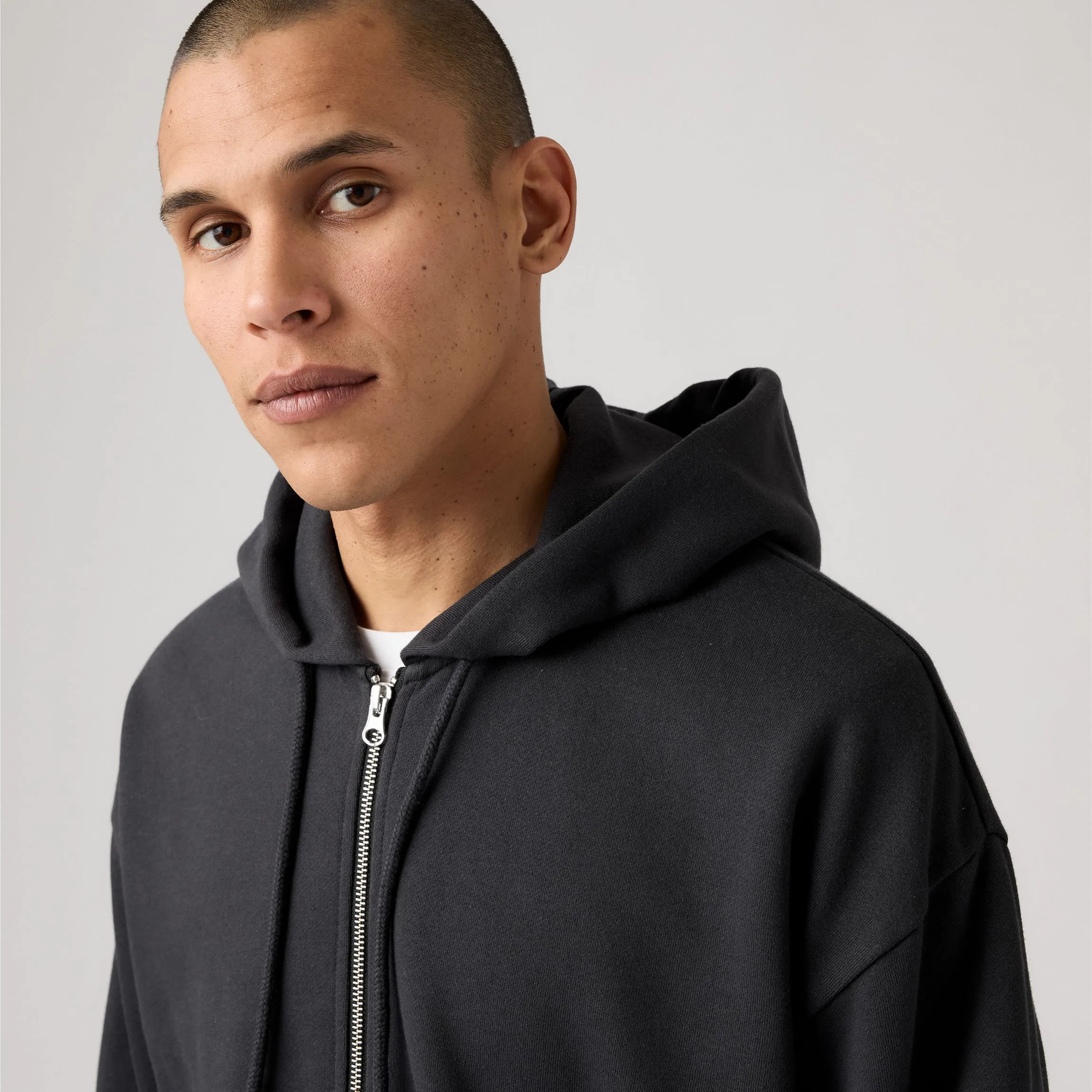 Levi's Boxy Full Zip Hoody, dark phantom - Image 2