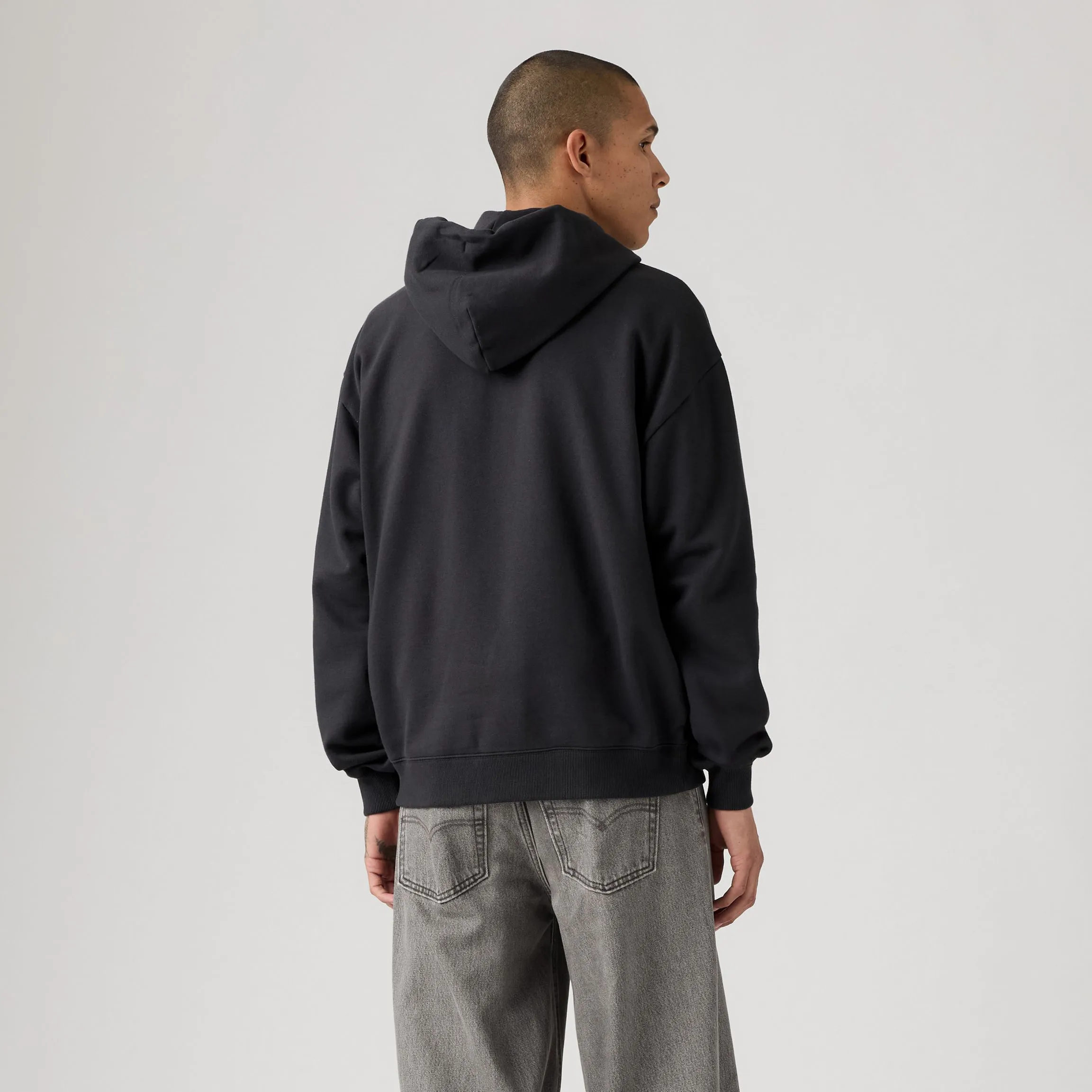 Levi's Boxy Full Zip Hoody, dark phantom - Image 4