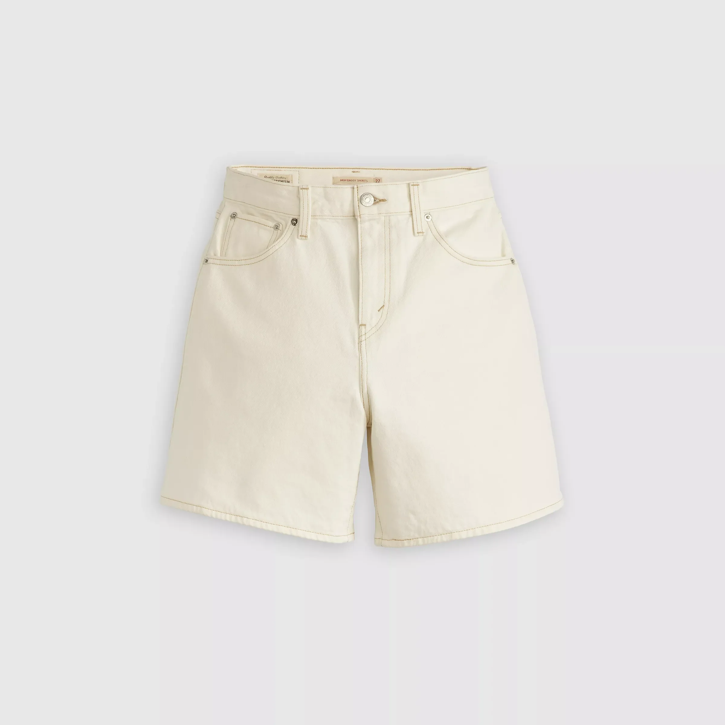 Levi's Womens High Baggy Short, snowing in la - Image 5