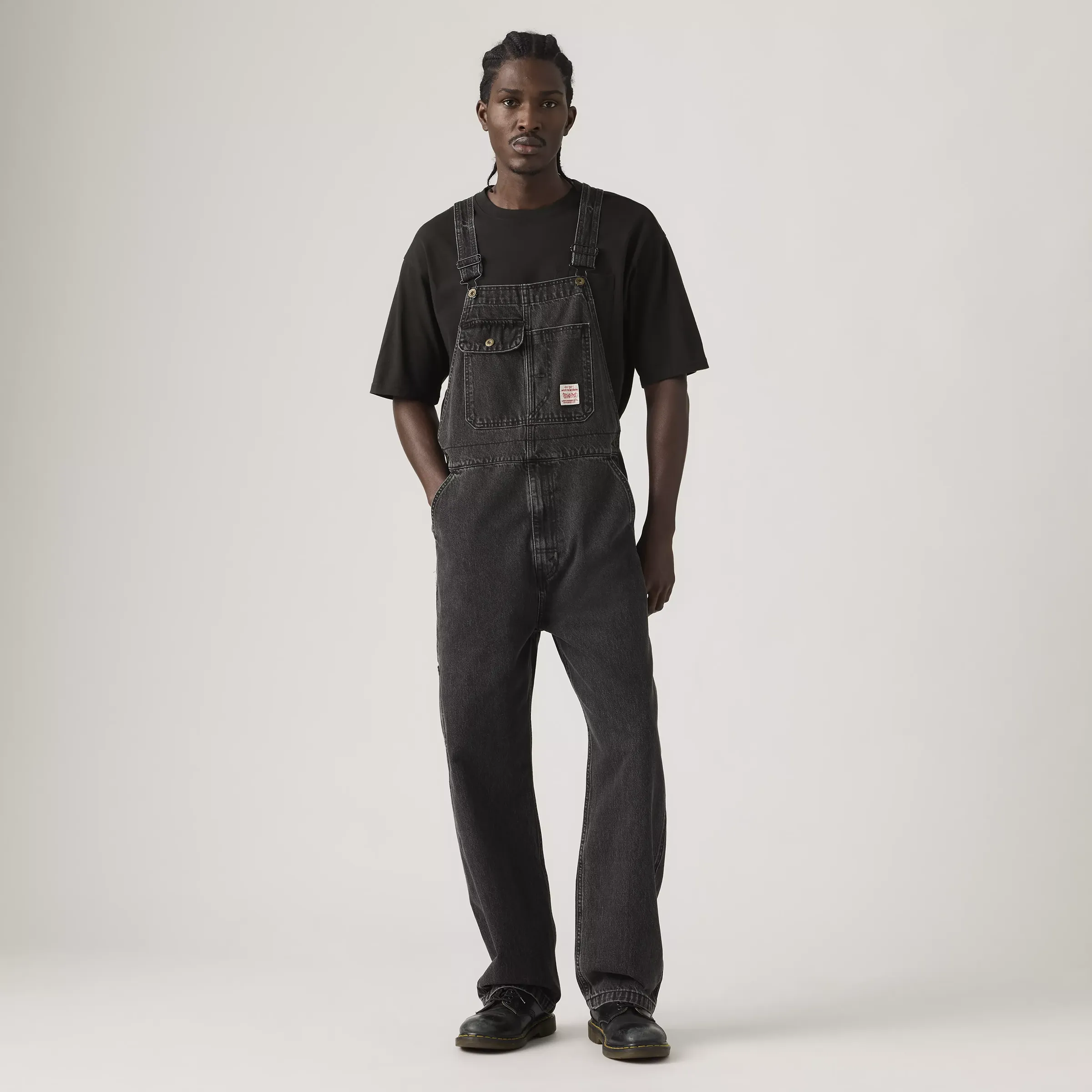 Levi's Loose Overalls, darkly wash overall