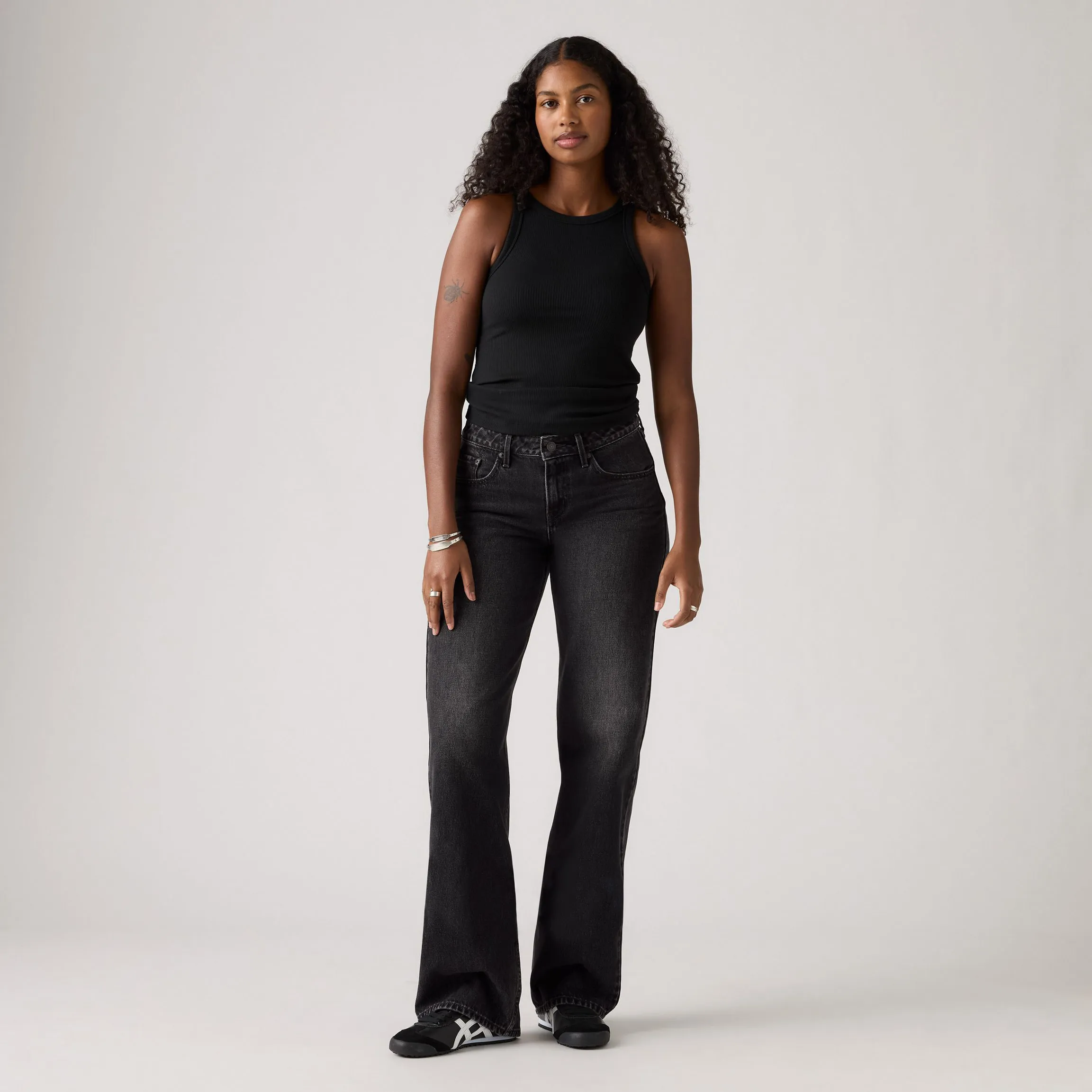 Levi's Womens Low Loose Pant, tech storm