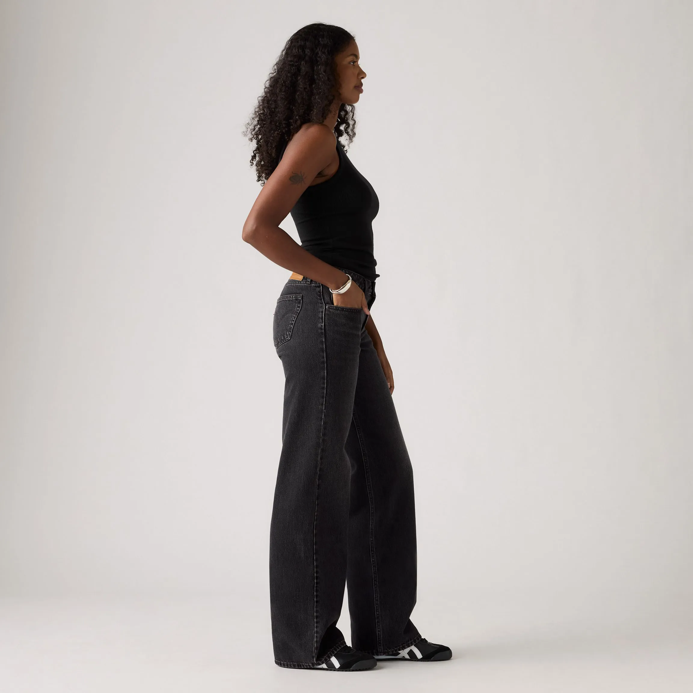 Levi's Womens Low Loose Pant, tech storm - Image 3