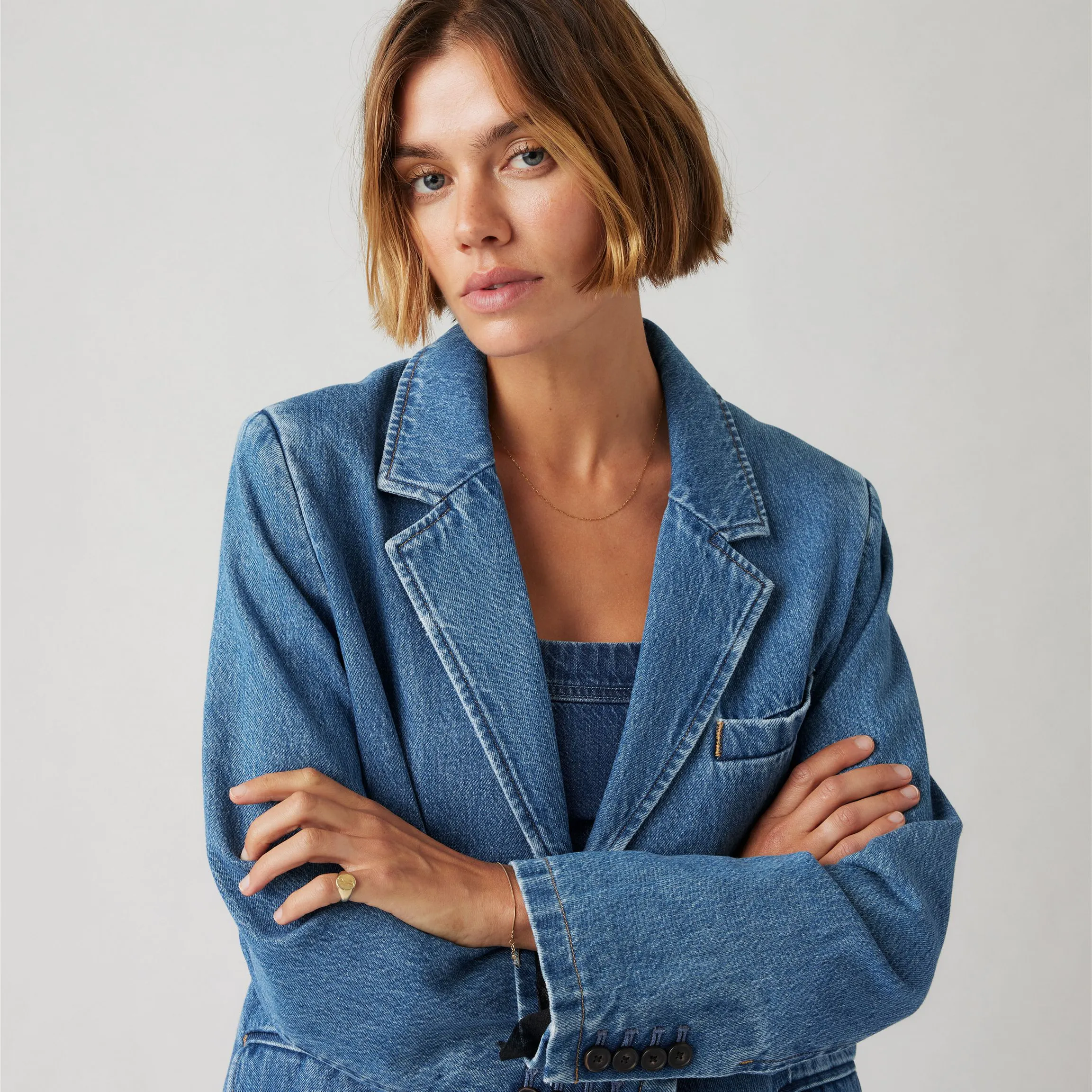 Levi's Womens Stella Relaxed Blazer, foolish love blaze - Image 2