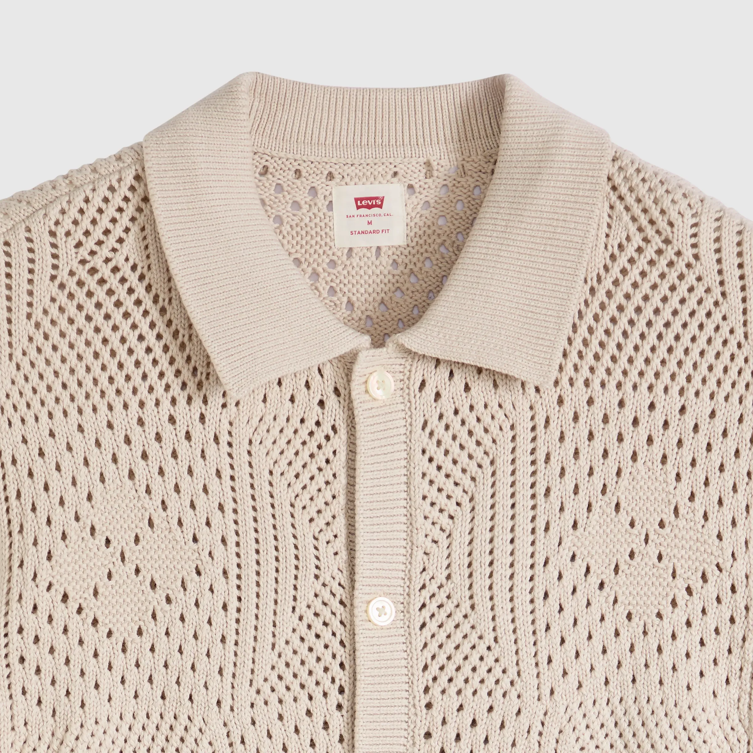 Levi's Sweater Camp Shirt, pumice stone - Image 3