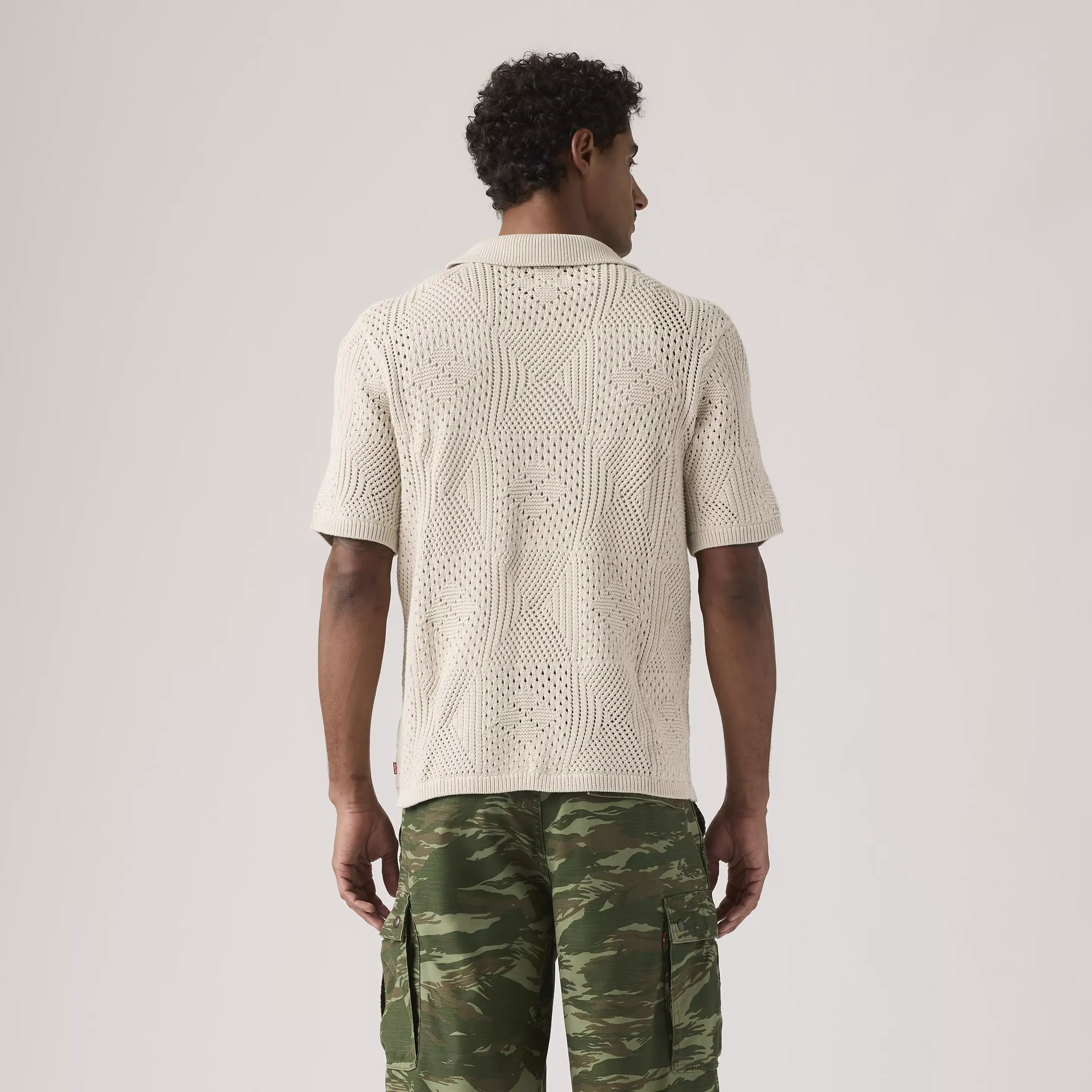 Levi's Sweater Camp Shirt, pumice stone - Image 5