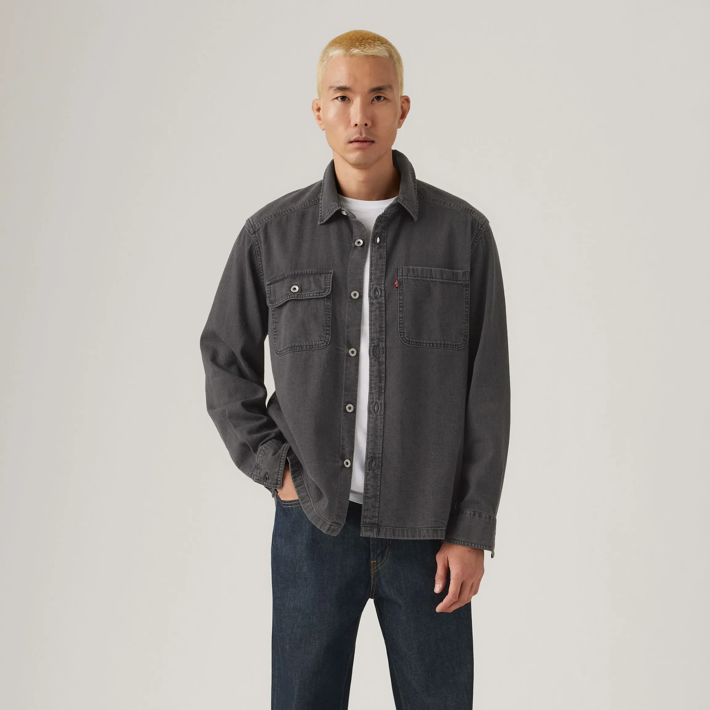 Levi's Truckee Overshirt, horace washed black
