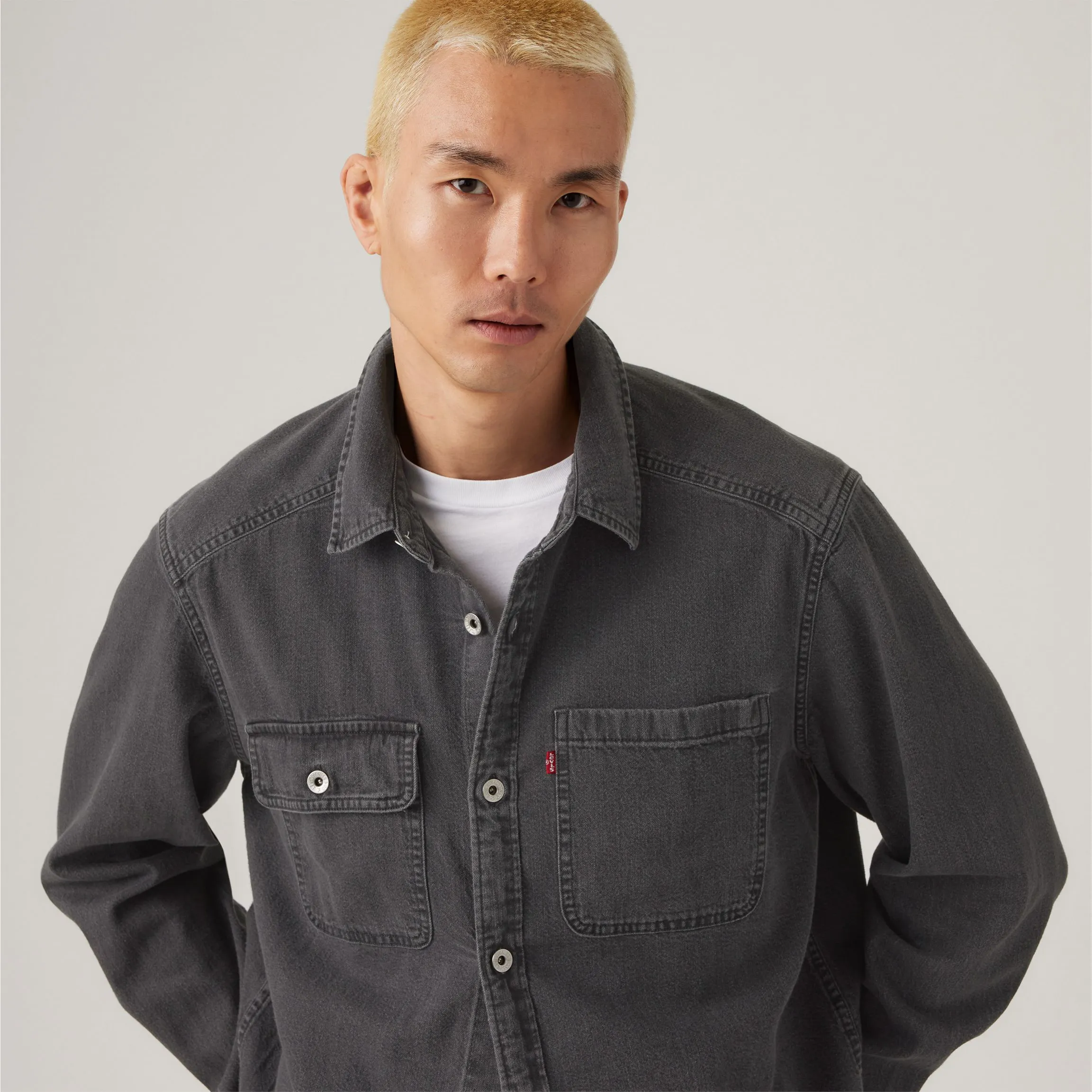 Levi's Truckee Overshirt, horace washed black - Image 2