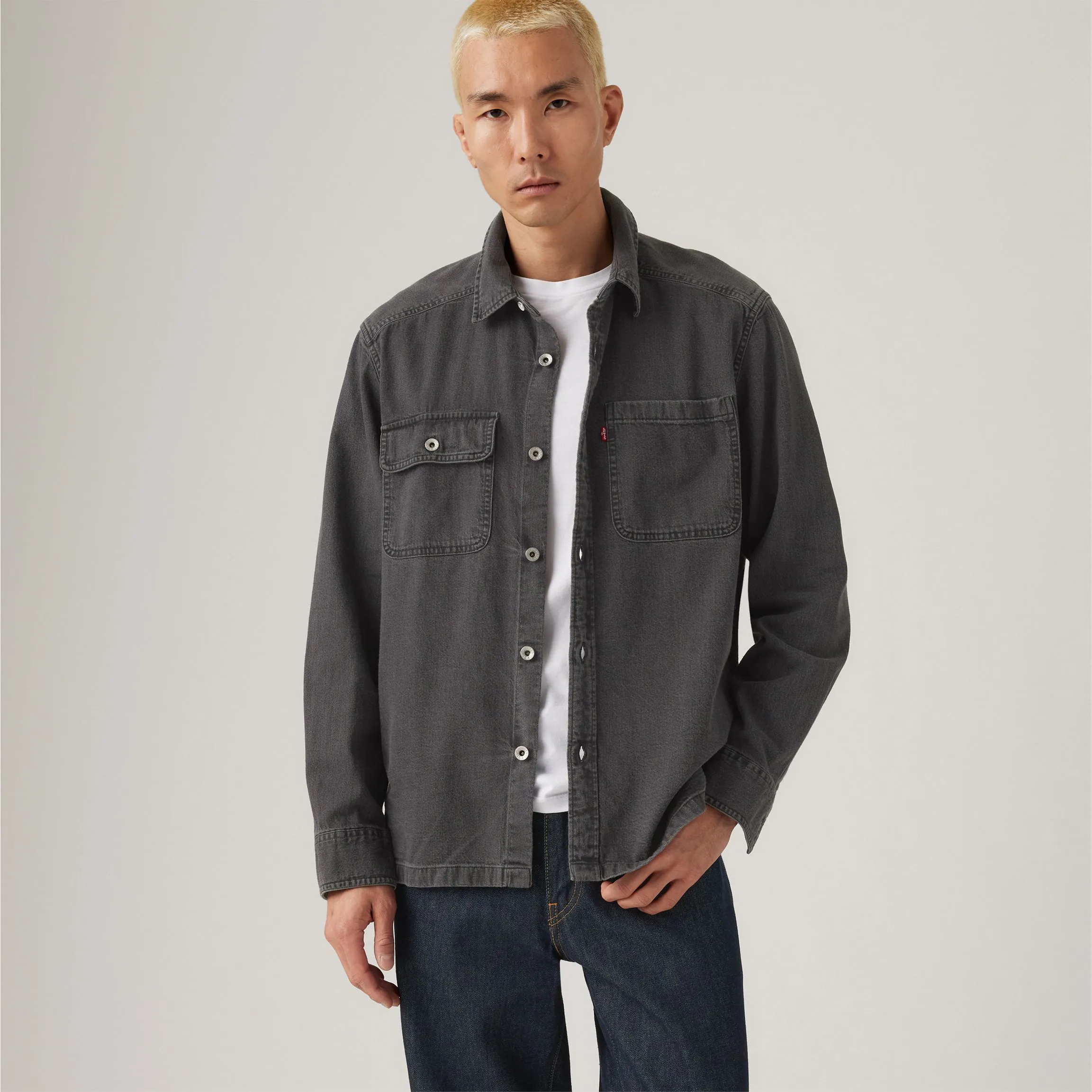Levi's Truckee Overshirt, horace washed black - Image 3