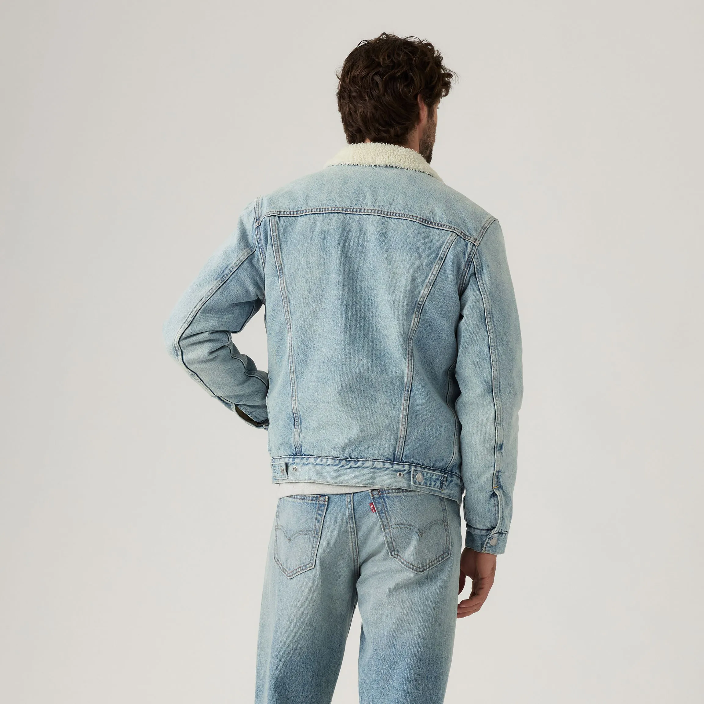 Levi's Type 3 Sherpa Trucker, kentucky blue sherpa - Image 4