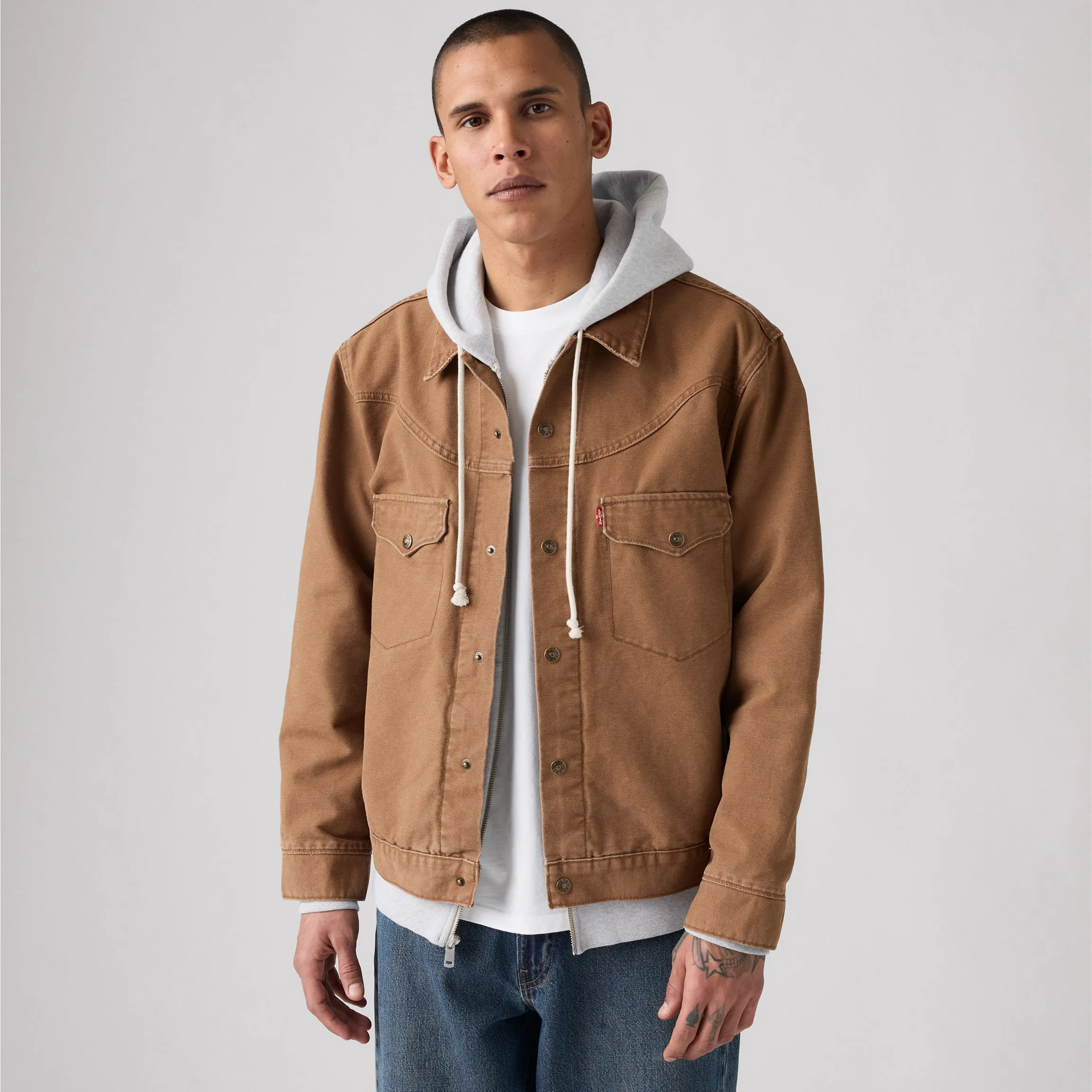 Levi's Western Shorthorn Trucker, bison