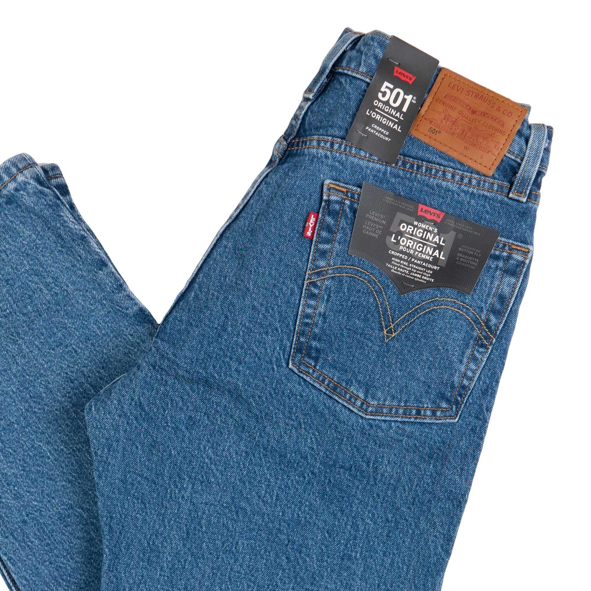 Levi's Womens 501 Crop - Image 3