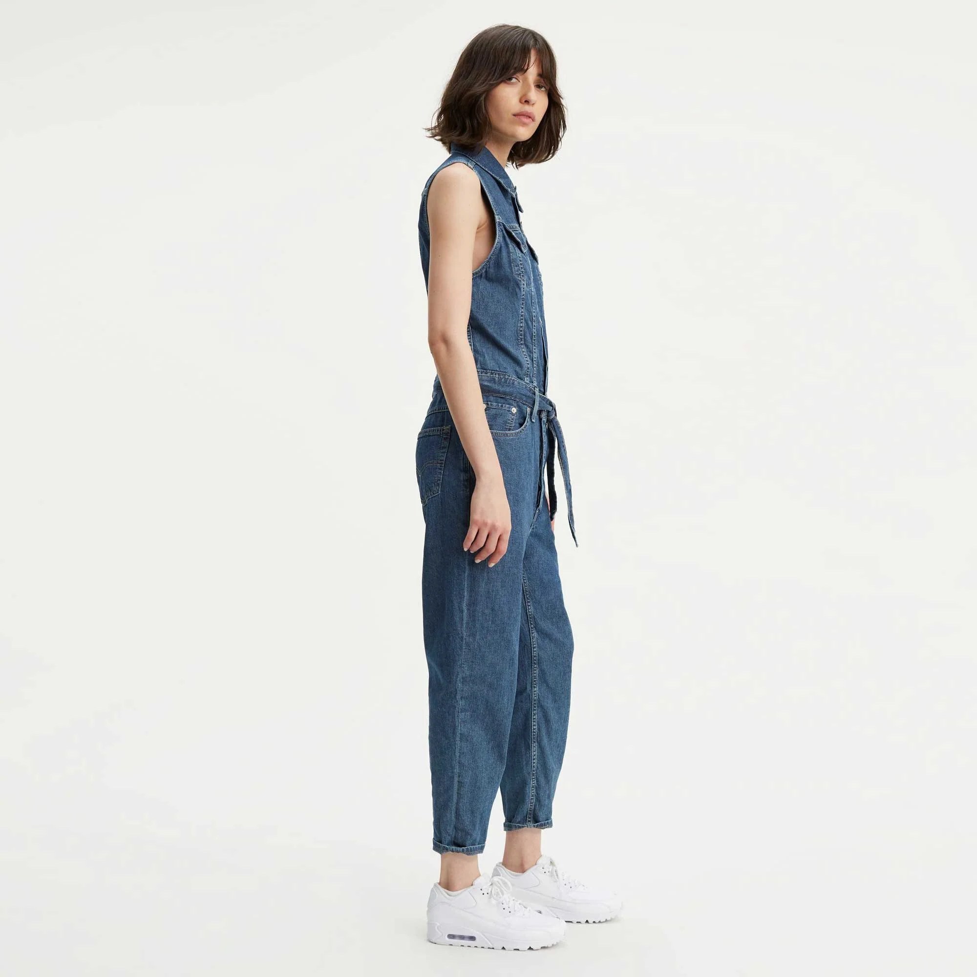Levi's Womens Cropped Taper jumpsuit