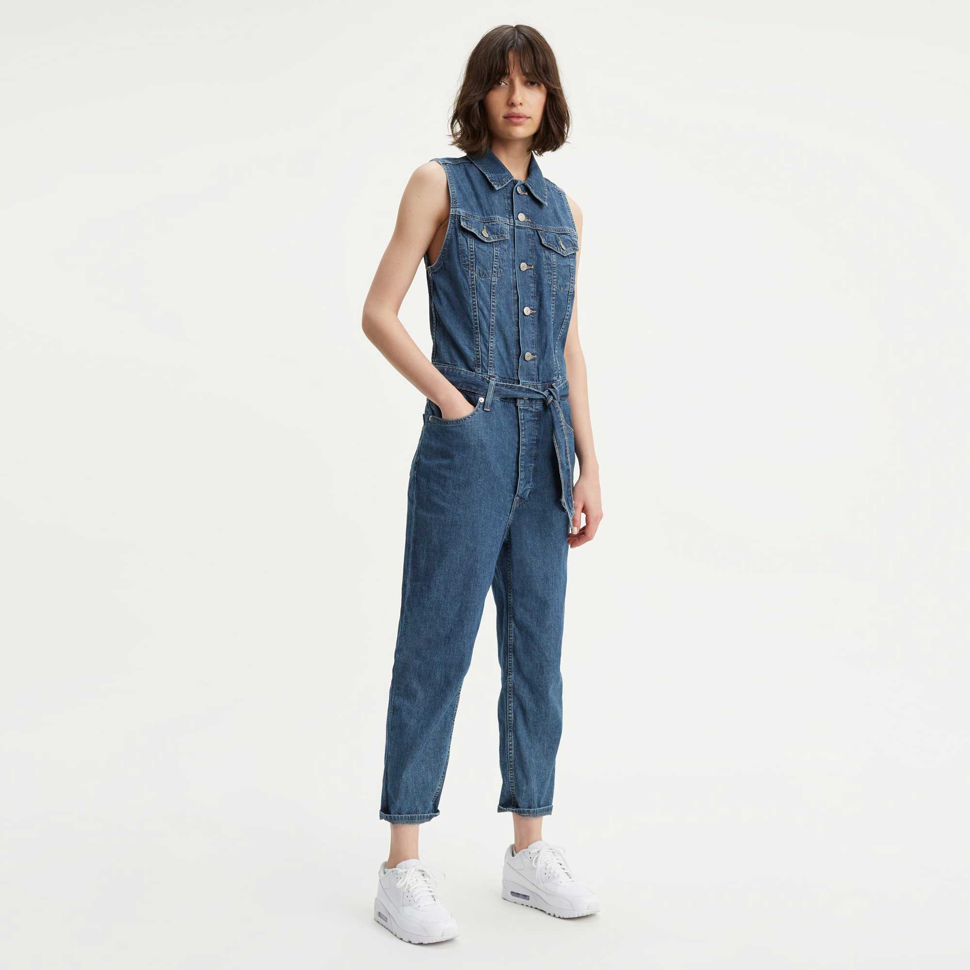 Levi's Womens Cropped Taper jumpsuit - Image 2