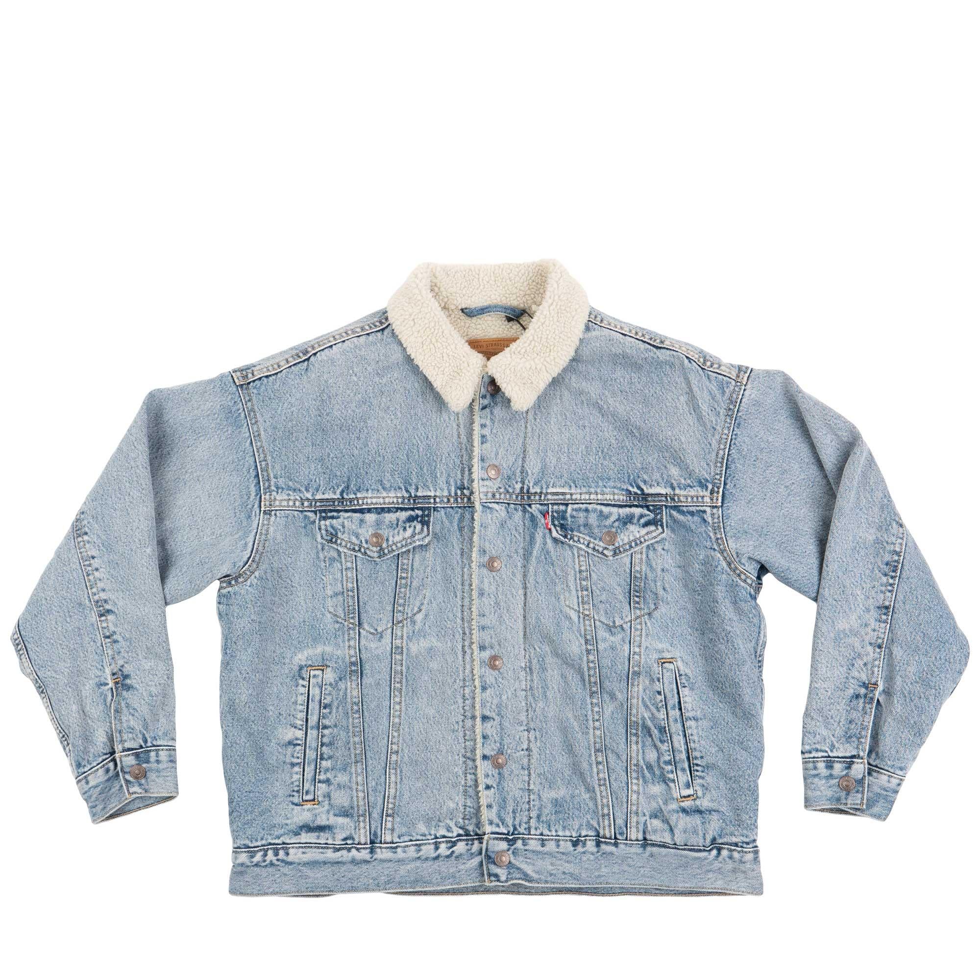 Levi's Womens Dad Sherpa Trucker