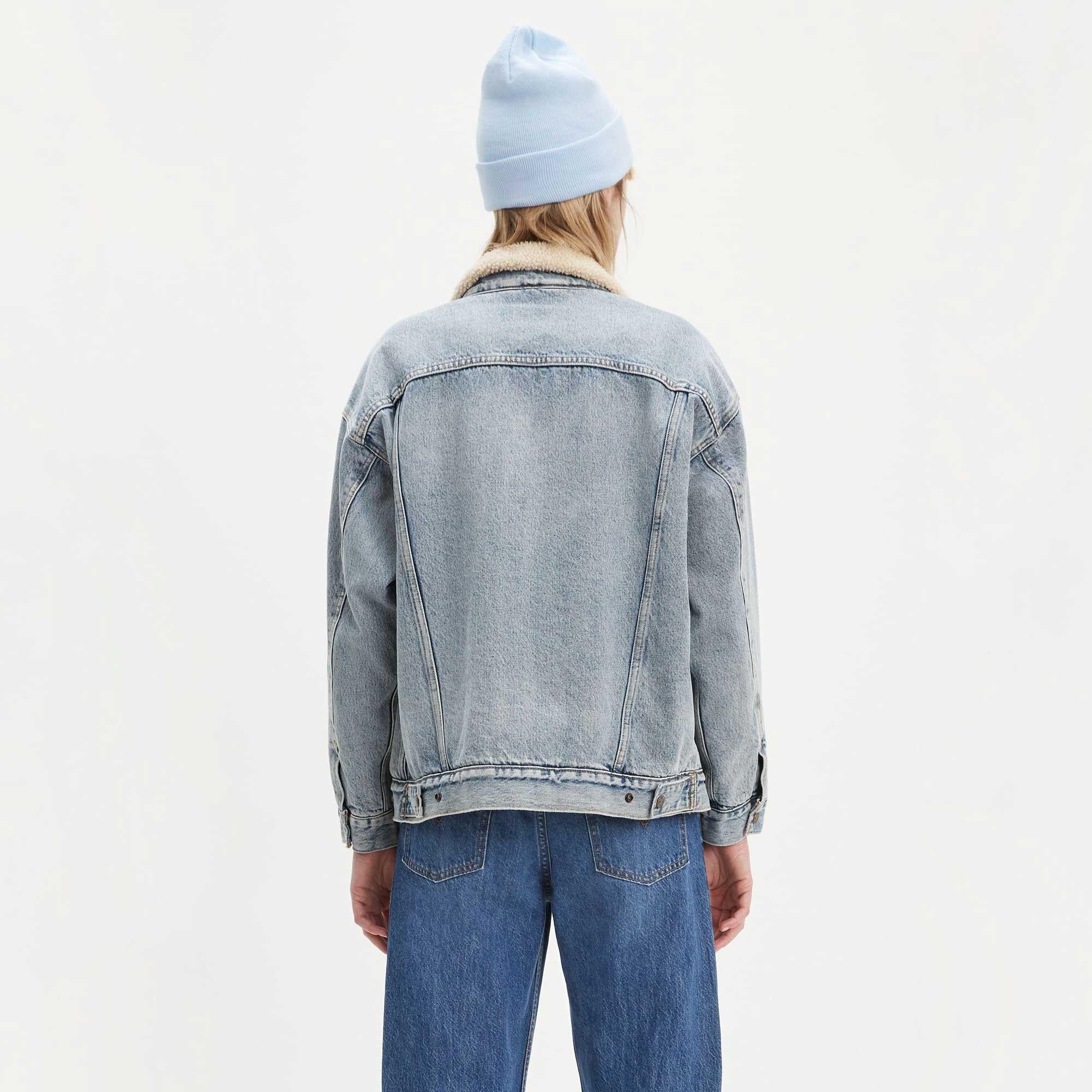 Levi's Womens Dad Sherpa Trucker - Image 5