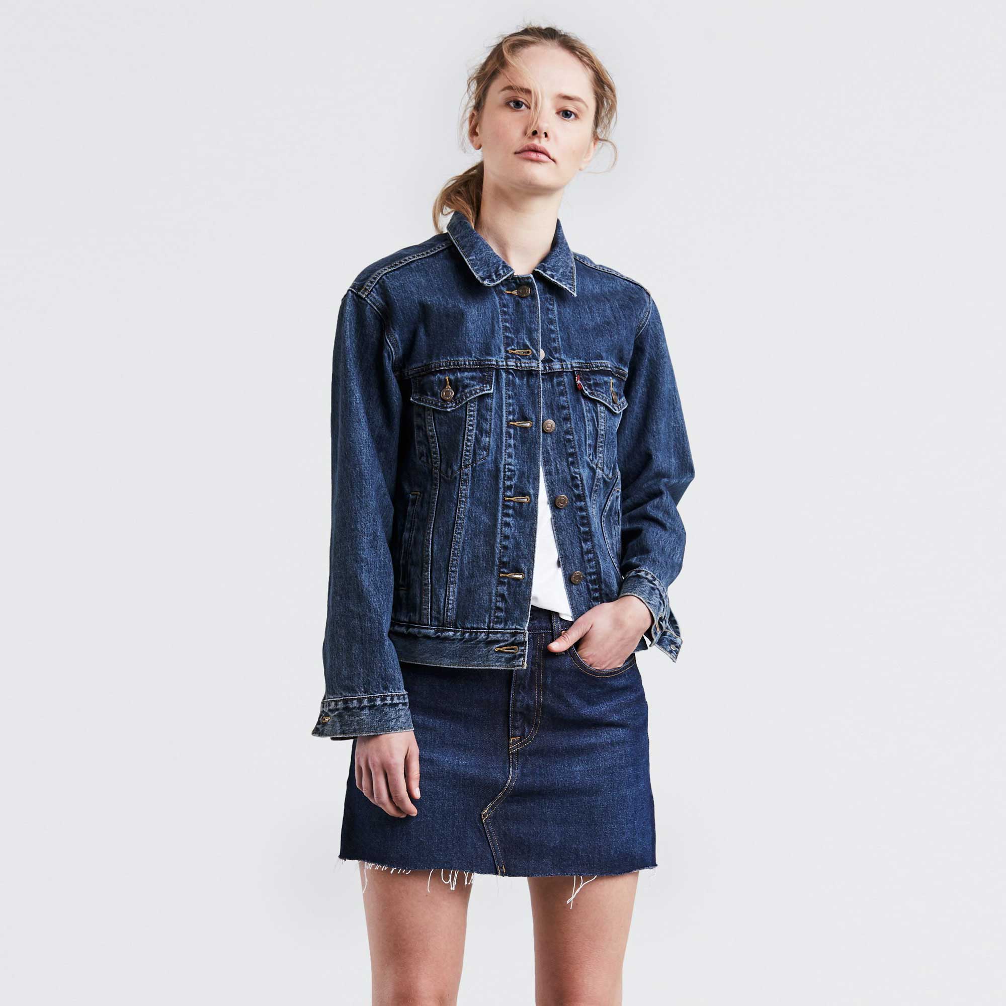 Levi's Womens Ex-Boyfriend Trucker jacket - Image 2