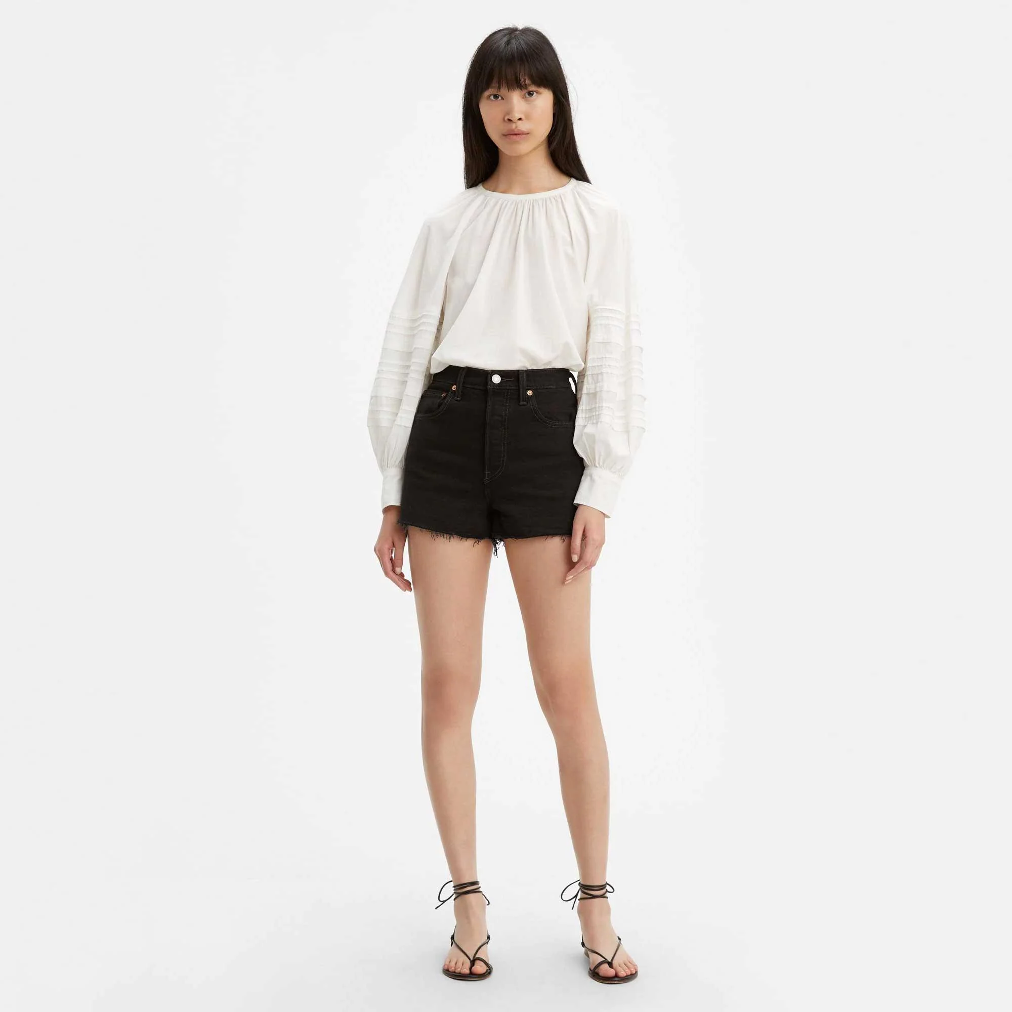 Levi's Womens Ribcage shorts - Image 5