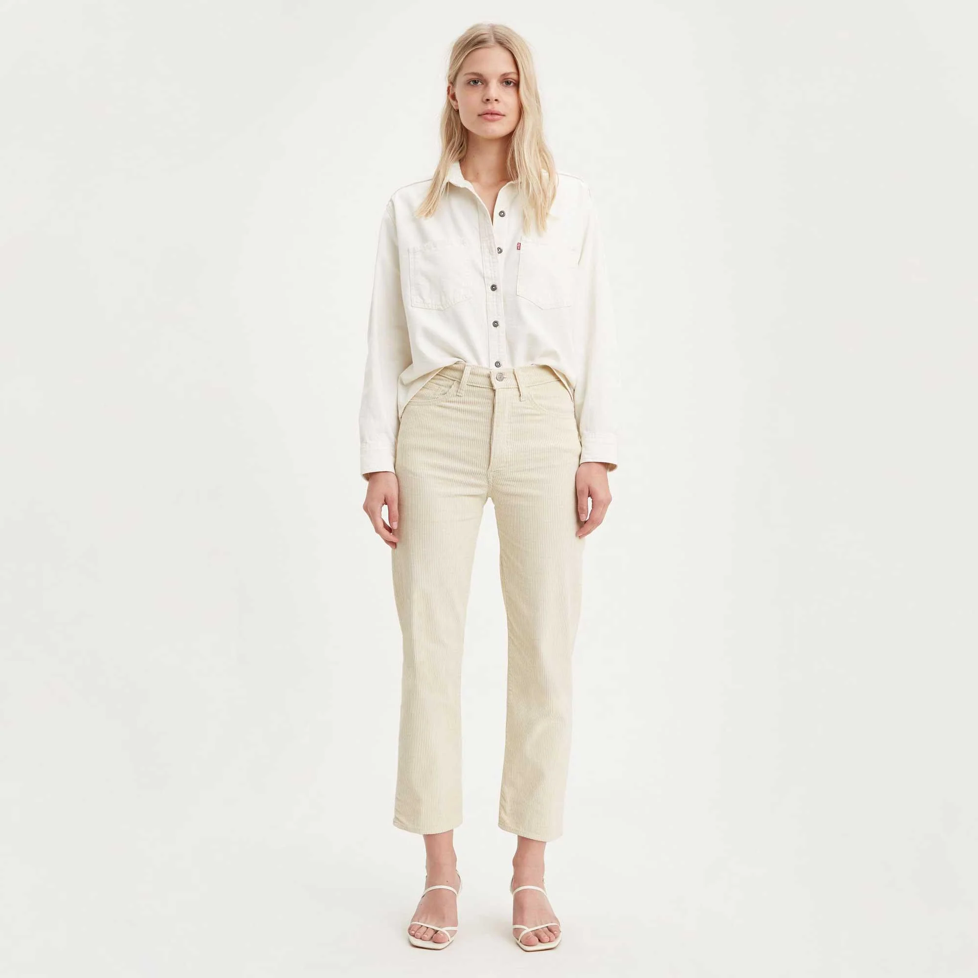 Levi's Womens Ribcage Straight Ankle corduroy - Image 3
