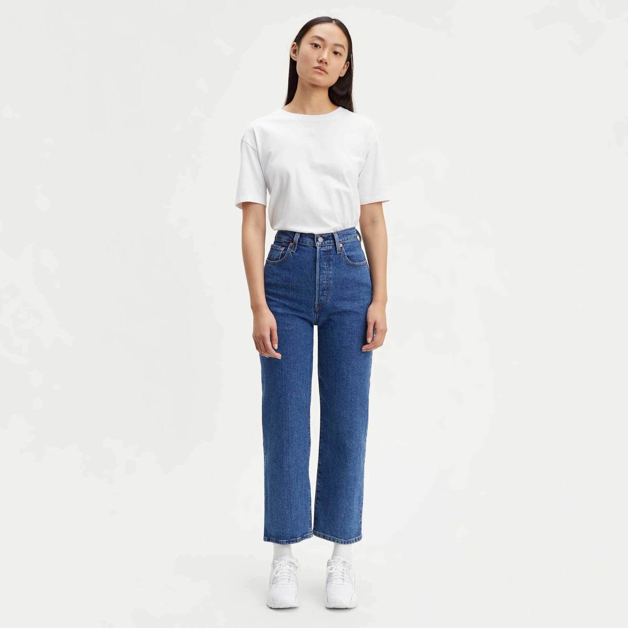 Levi's Womens Ribcage Straight Ankle denim - Image 2