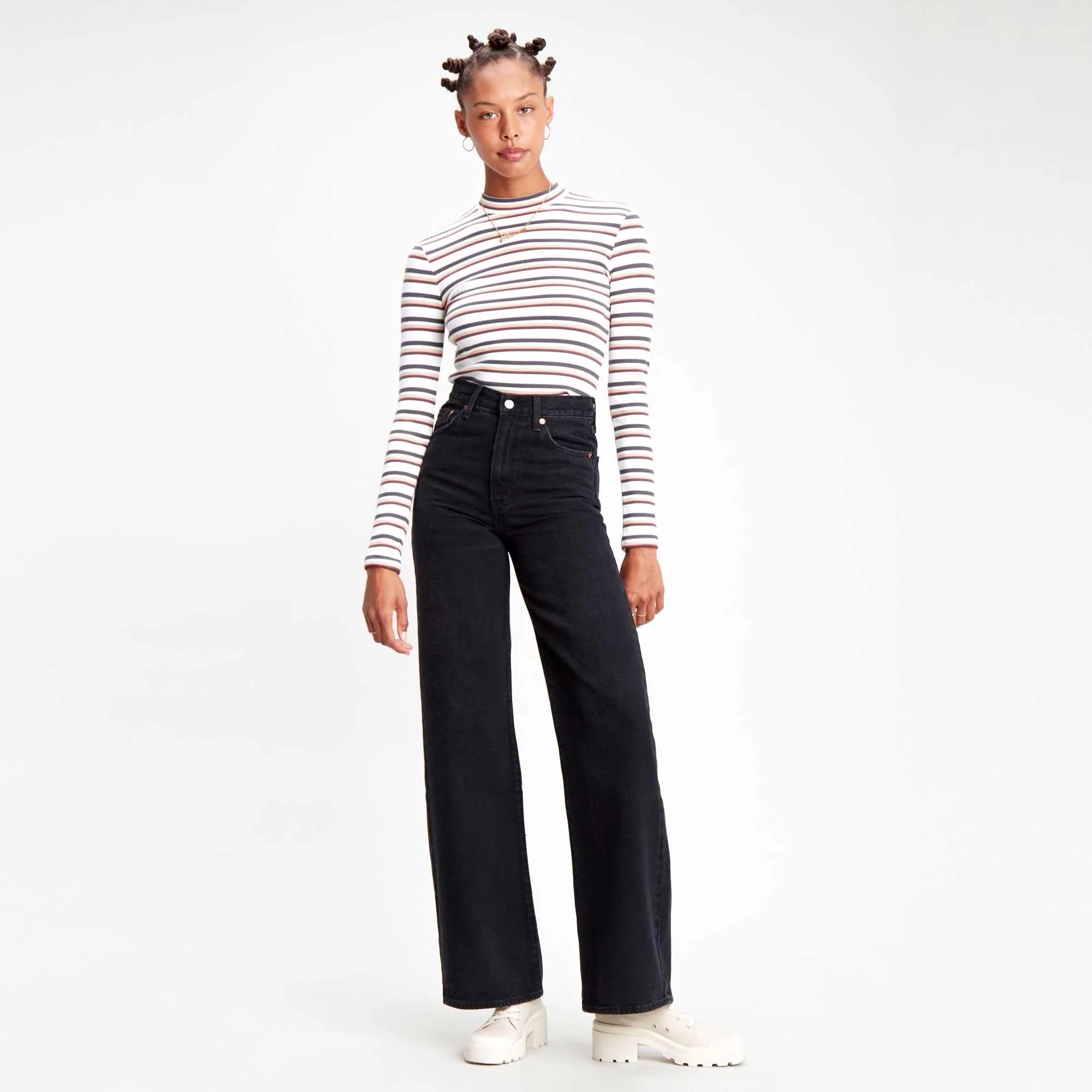 Levi's Womens Ribcage WideLeg denim - Image 4