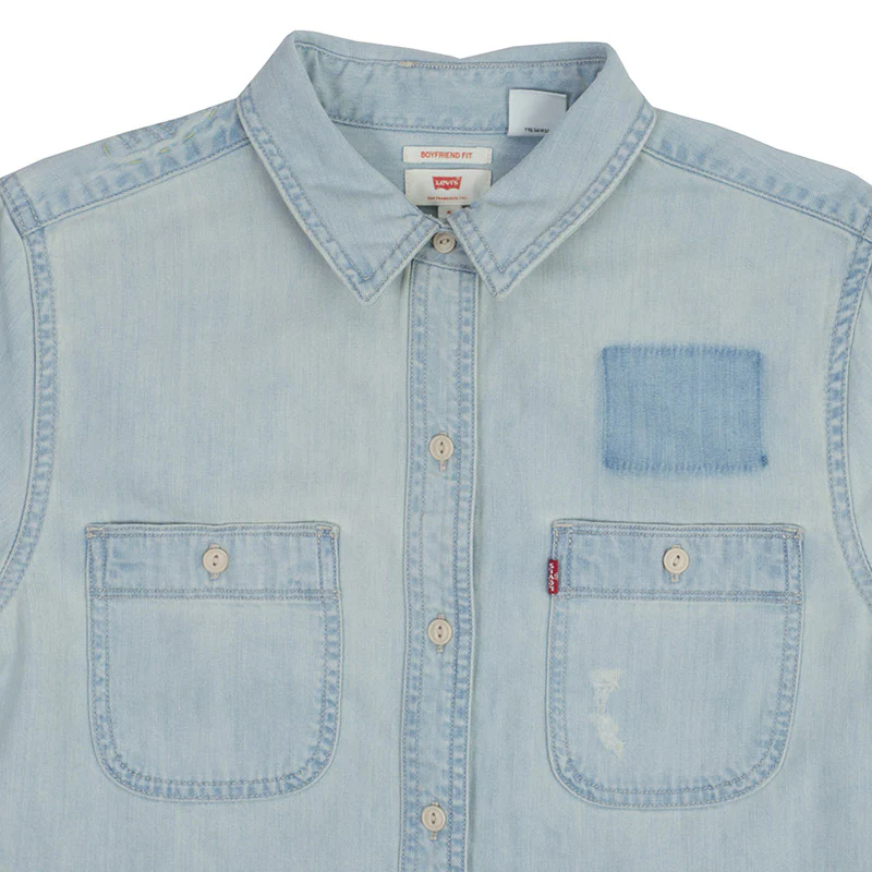 Levi's Womens Workwear Boyfriend Shirt - Image 3