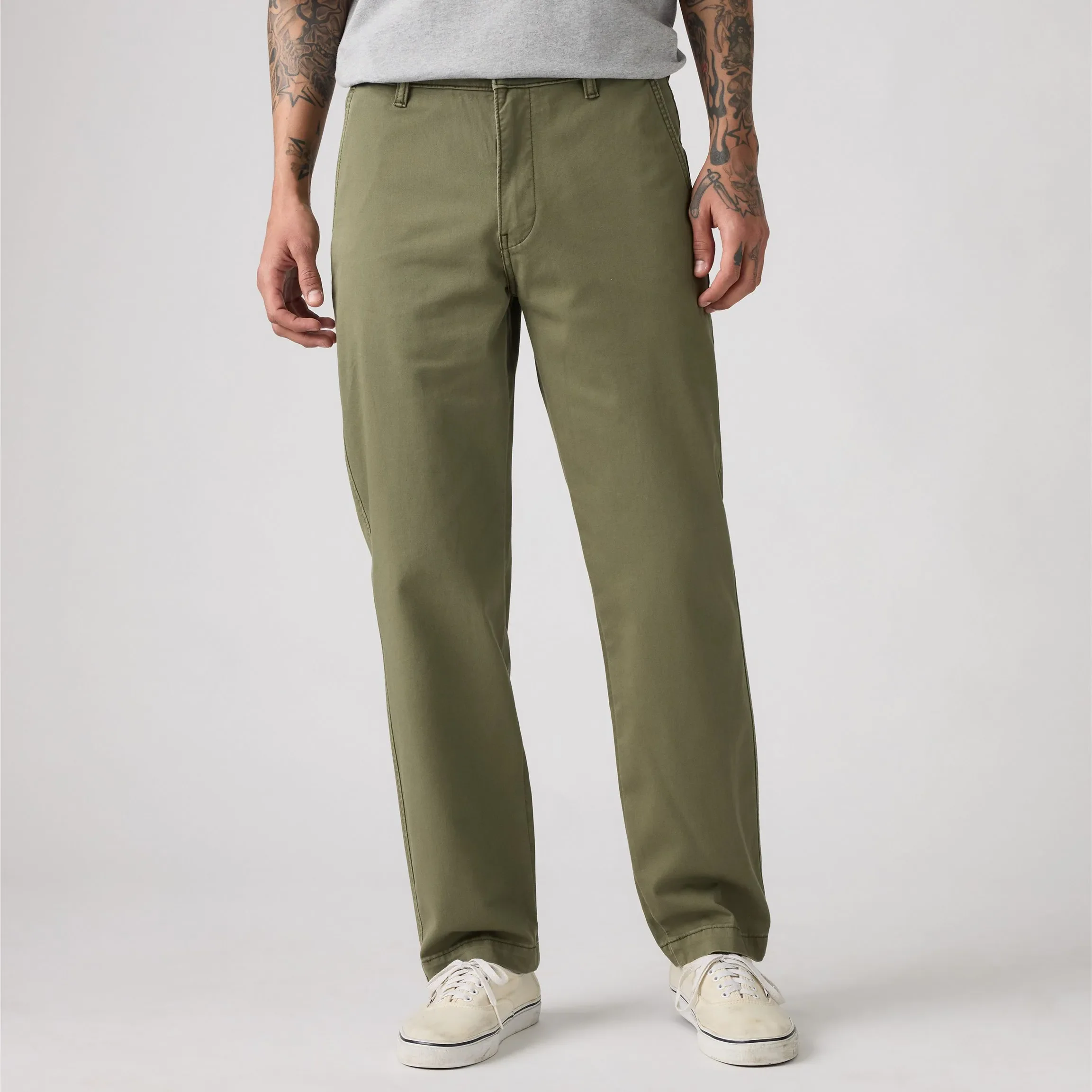 Levi's XX Chino Relaxed Straight Twill Pants, olive night s twll - Image 2