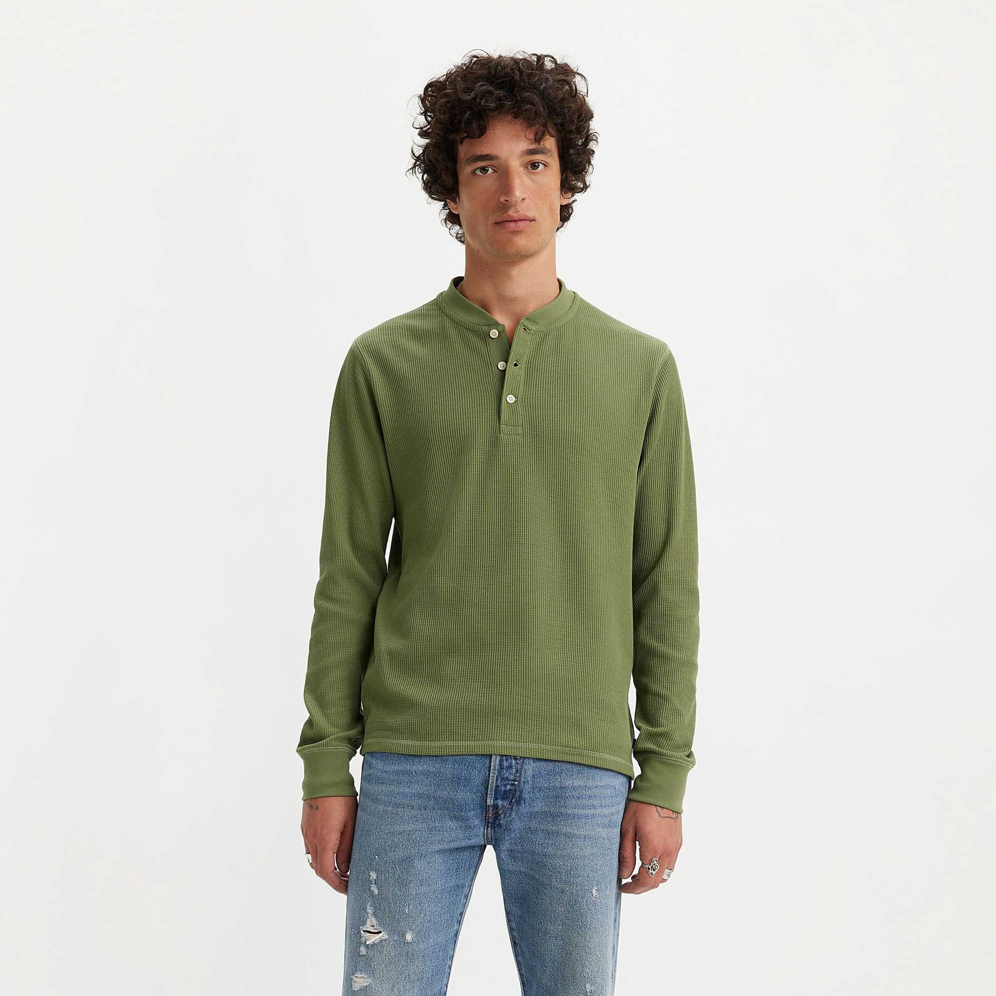 Levi's 3 Button Thermal Henley
