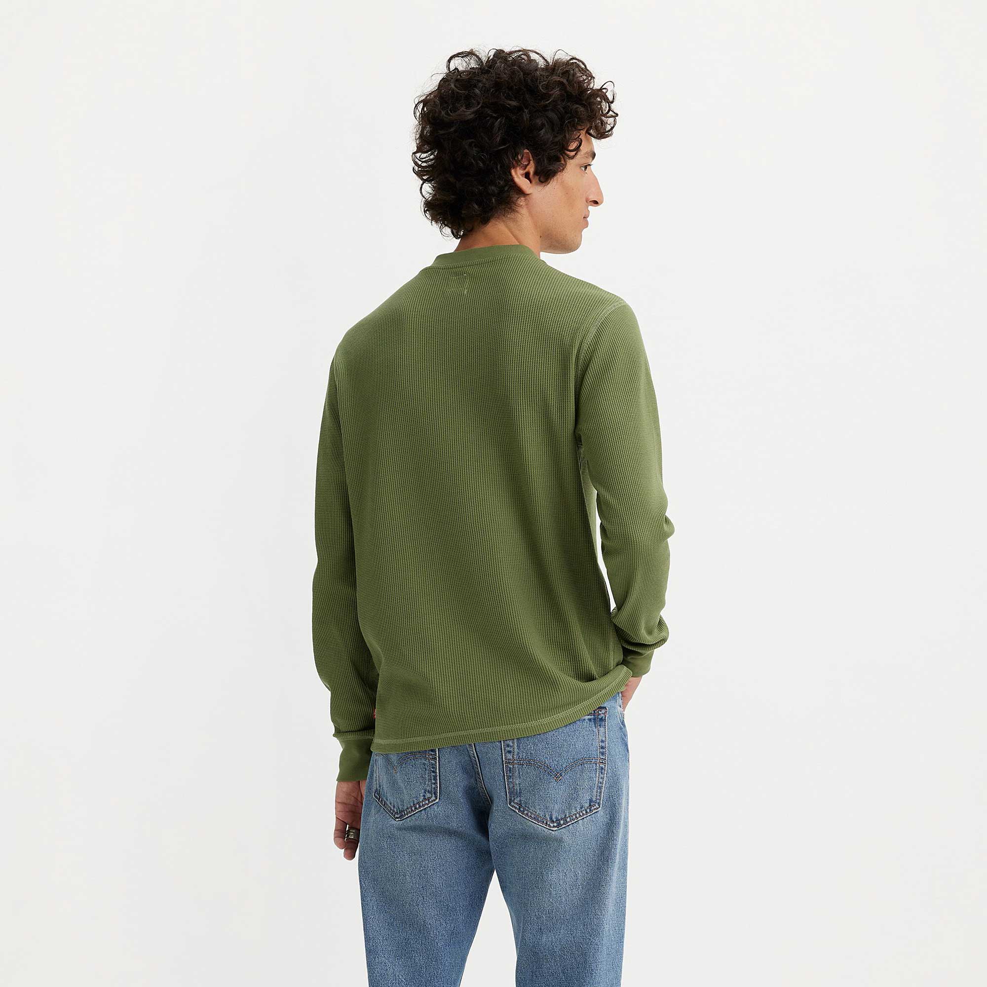 Levi's 3 Button Thermal Henley - Image 2