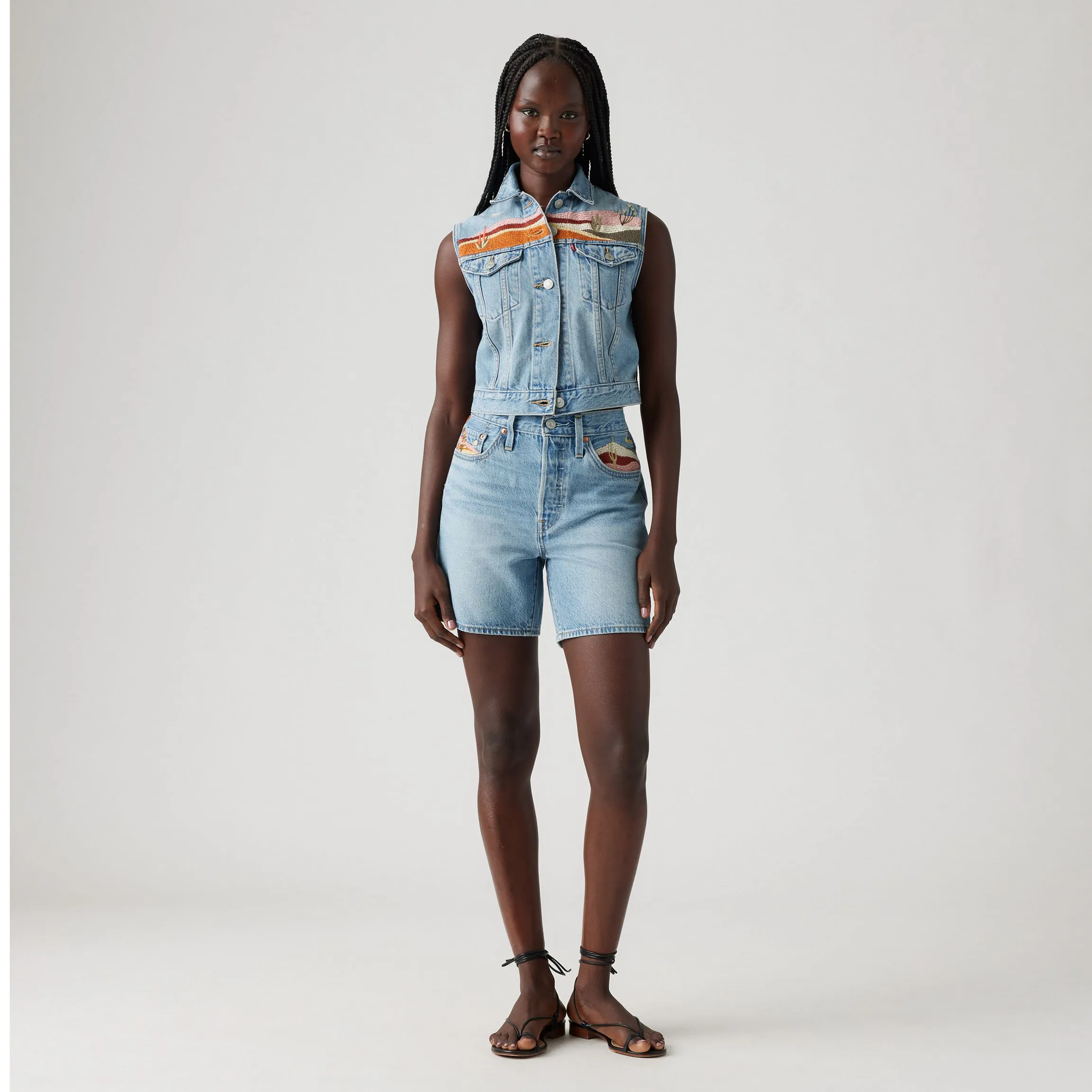 Levi's Womens 501® Mid Thigh Short, desert utopia - Image 5
