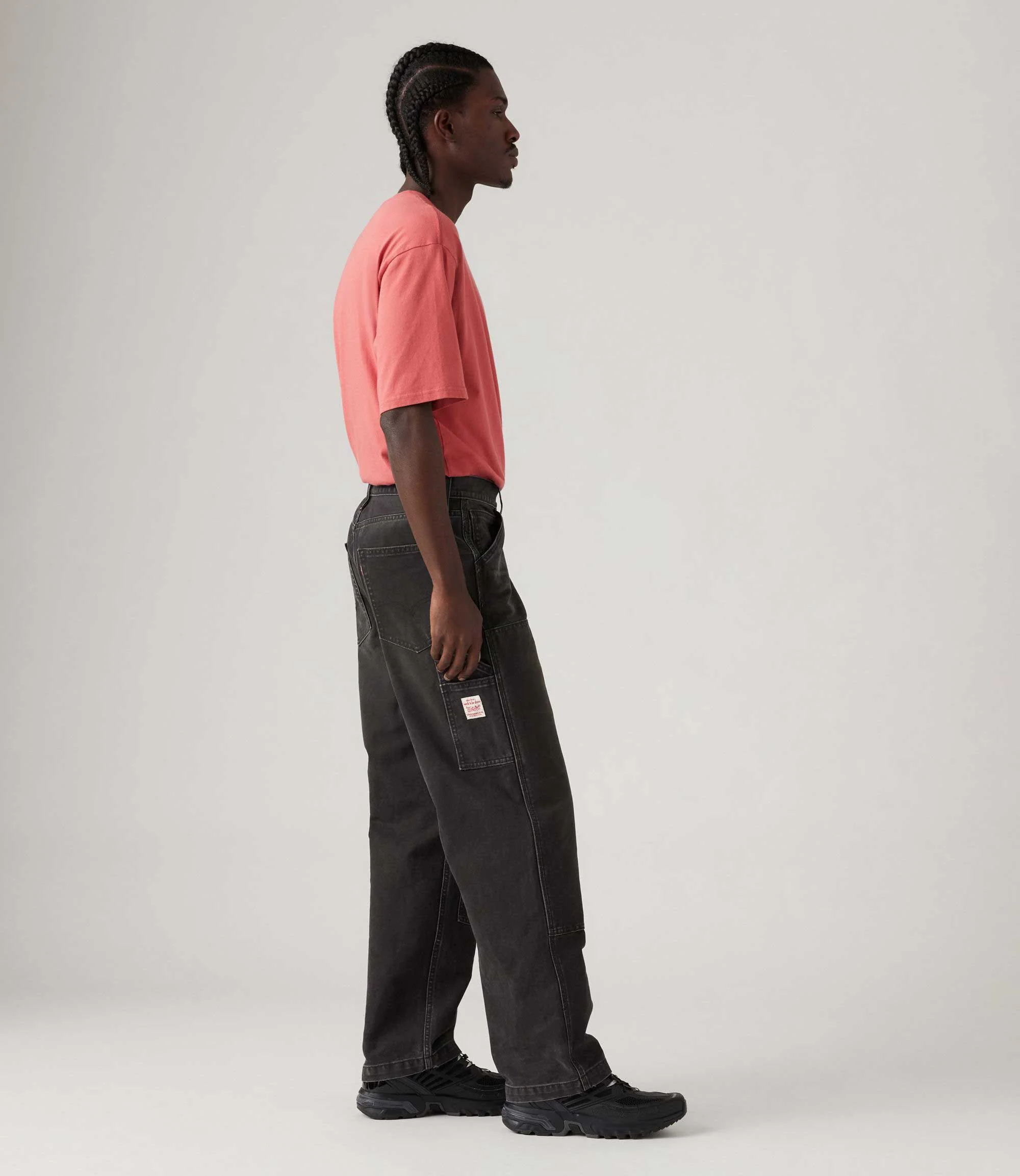Levi's 568 Loose Straight Double Knee Pant, darkest night meteorite - Image 3