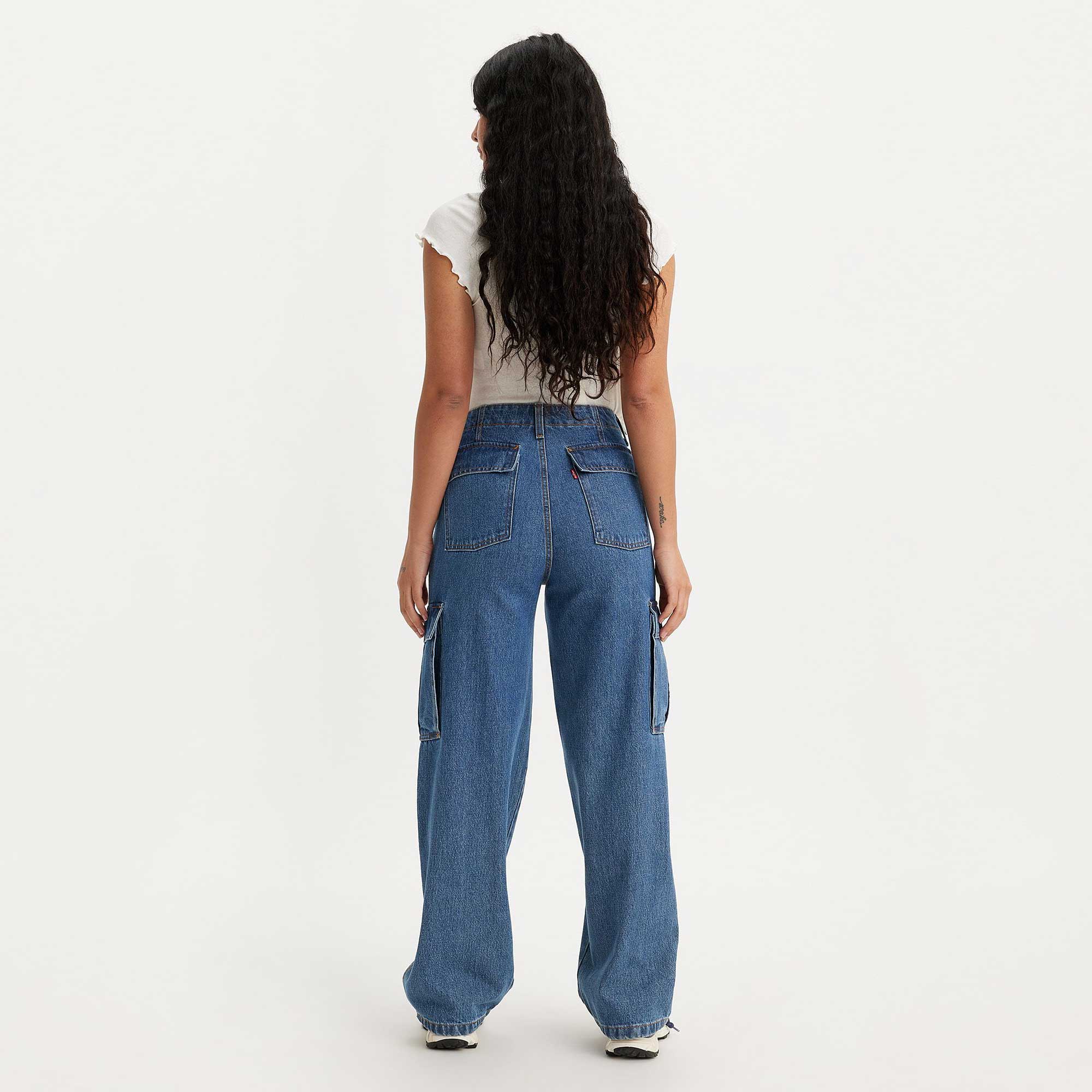 Levi's Womens 94 Baggy Cargo, I'm never wrong stone - Image 2