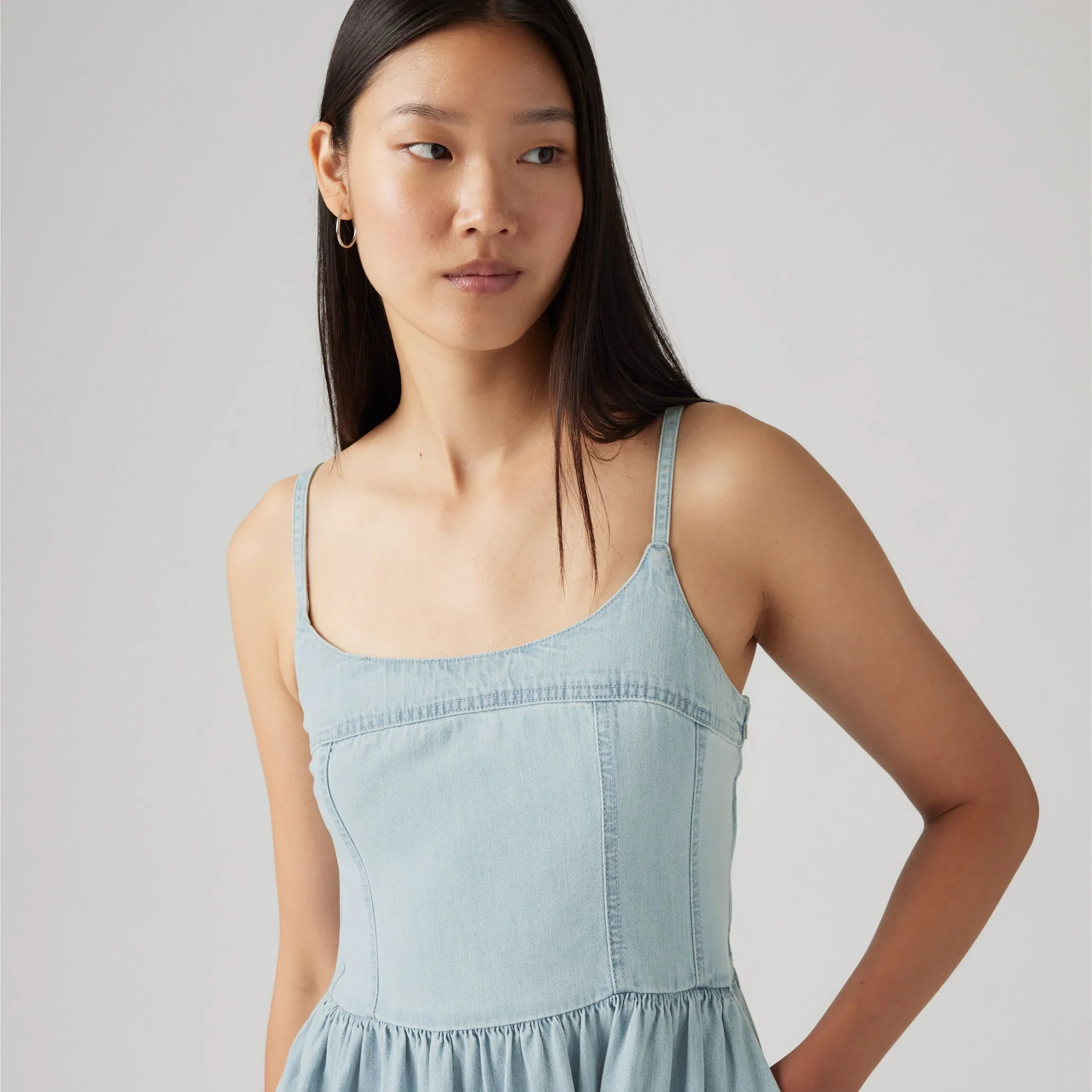 Levi's Womens Alessie Bustier Dress, rounded the corner - Image 3