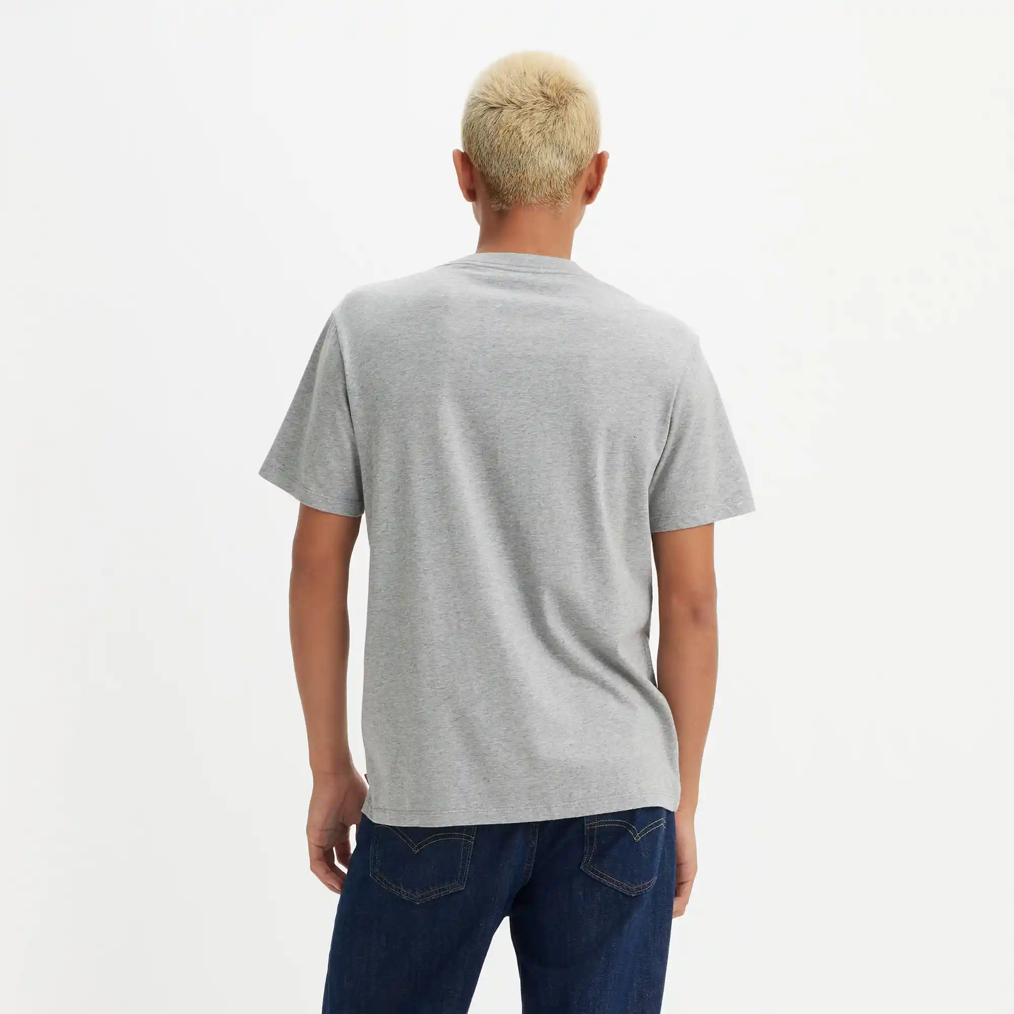 Levi's Americana Bull Skull Tee, midtone heather grey - Image 2