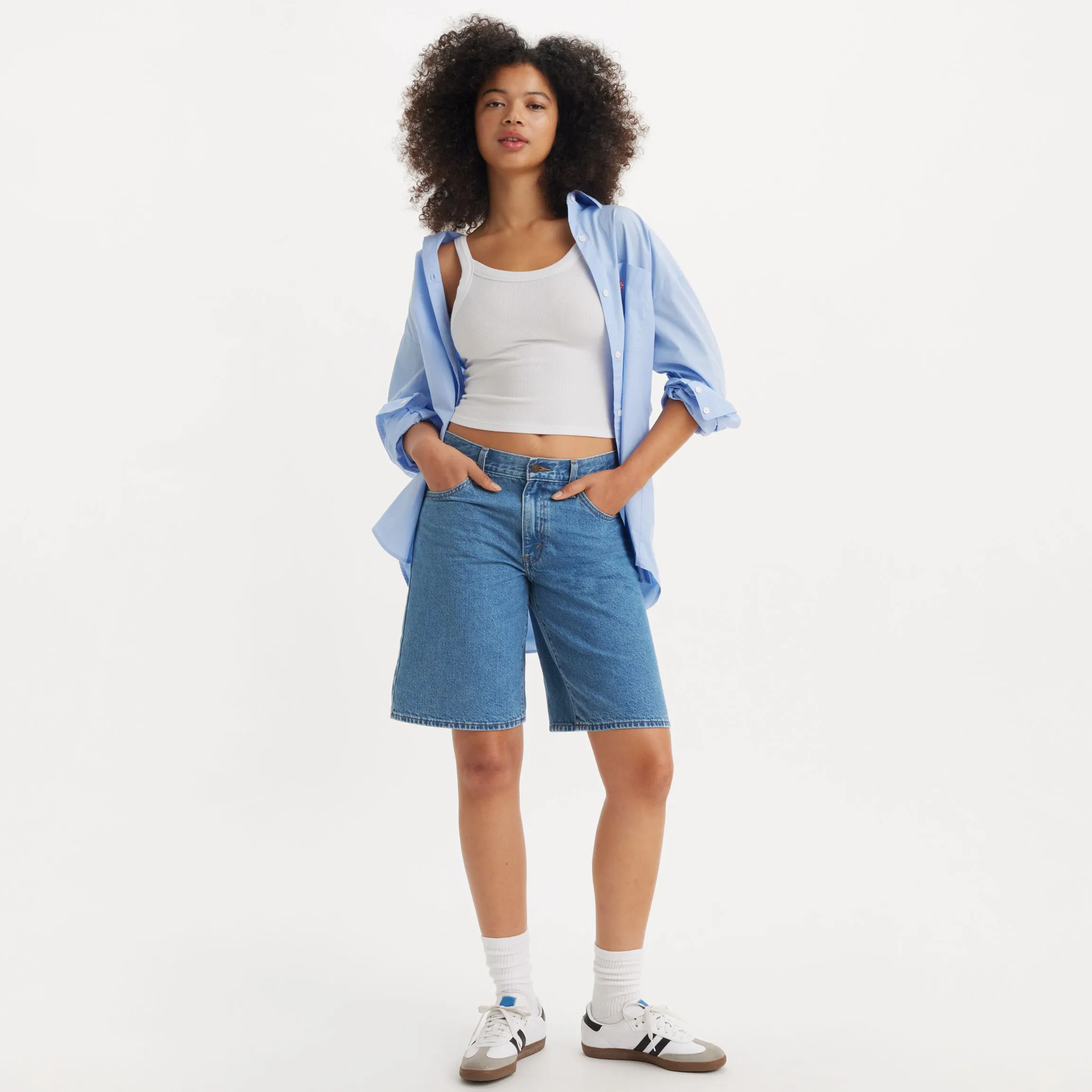 Levi's Womens Baggy Dad Jort, foolish love - Image 4