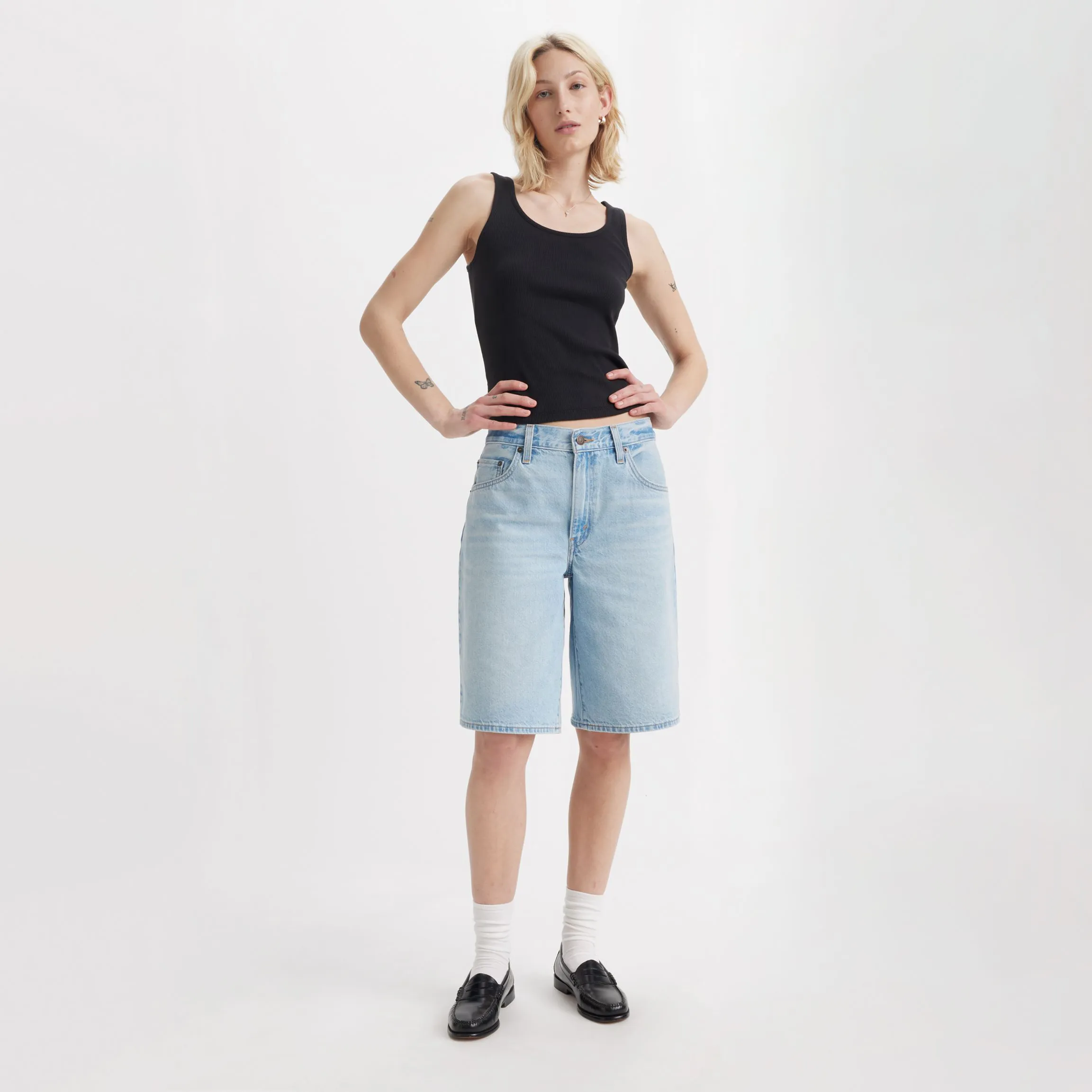 Levi's Womens Baggy Dad Jort, pick sides